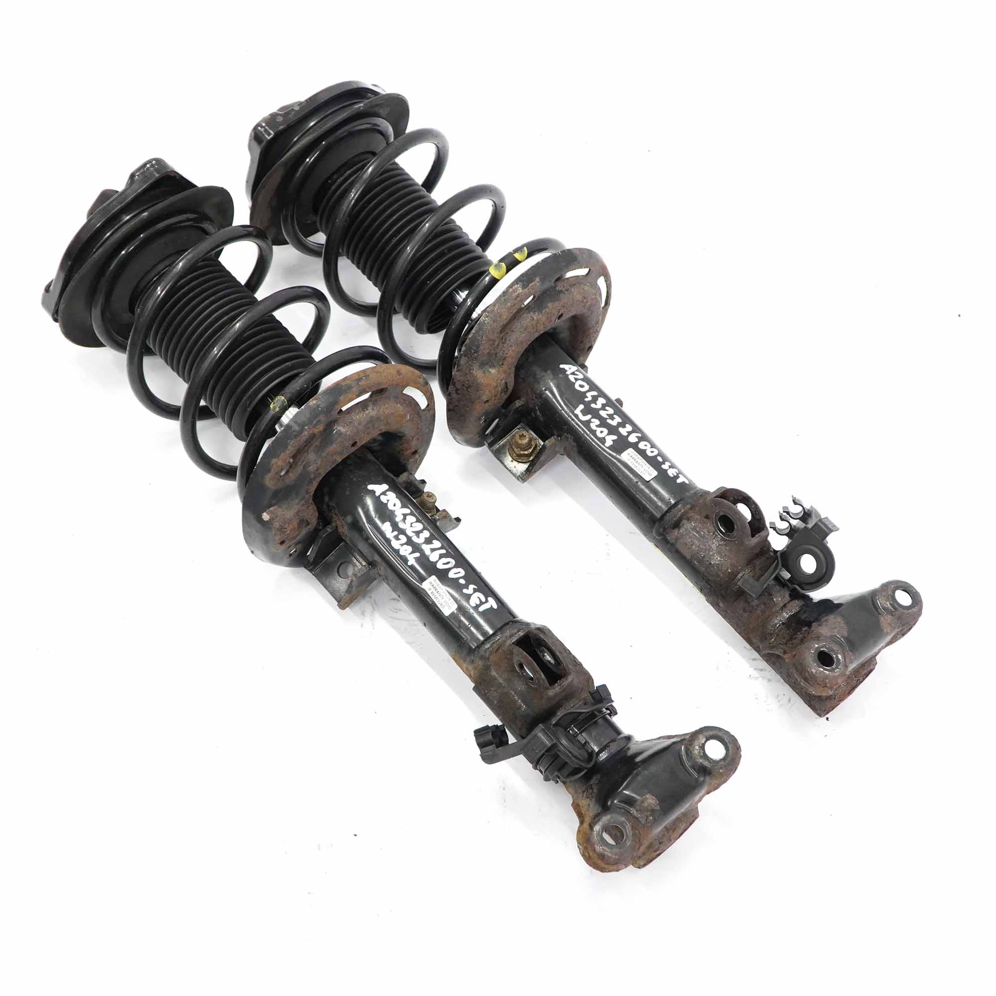 Mercedes W204 Spring Strut Front Left Right N/O/S Shock Absorber Set A2043200413