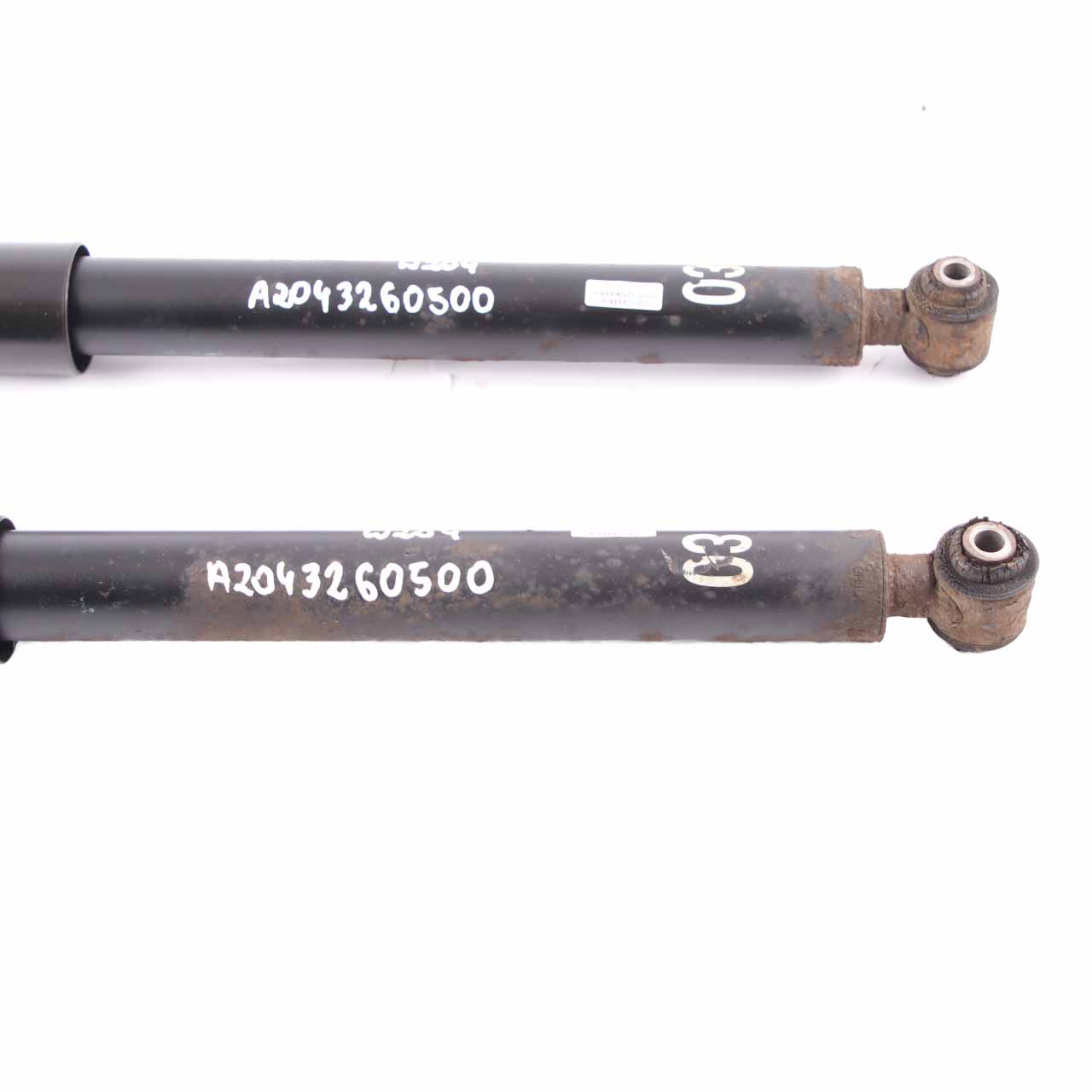 Mercedes W204 Spring Strut Rear Left Right N/O/S Shock Absorber Set A2043260500