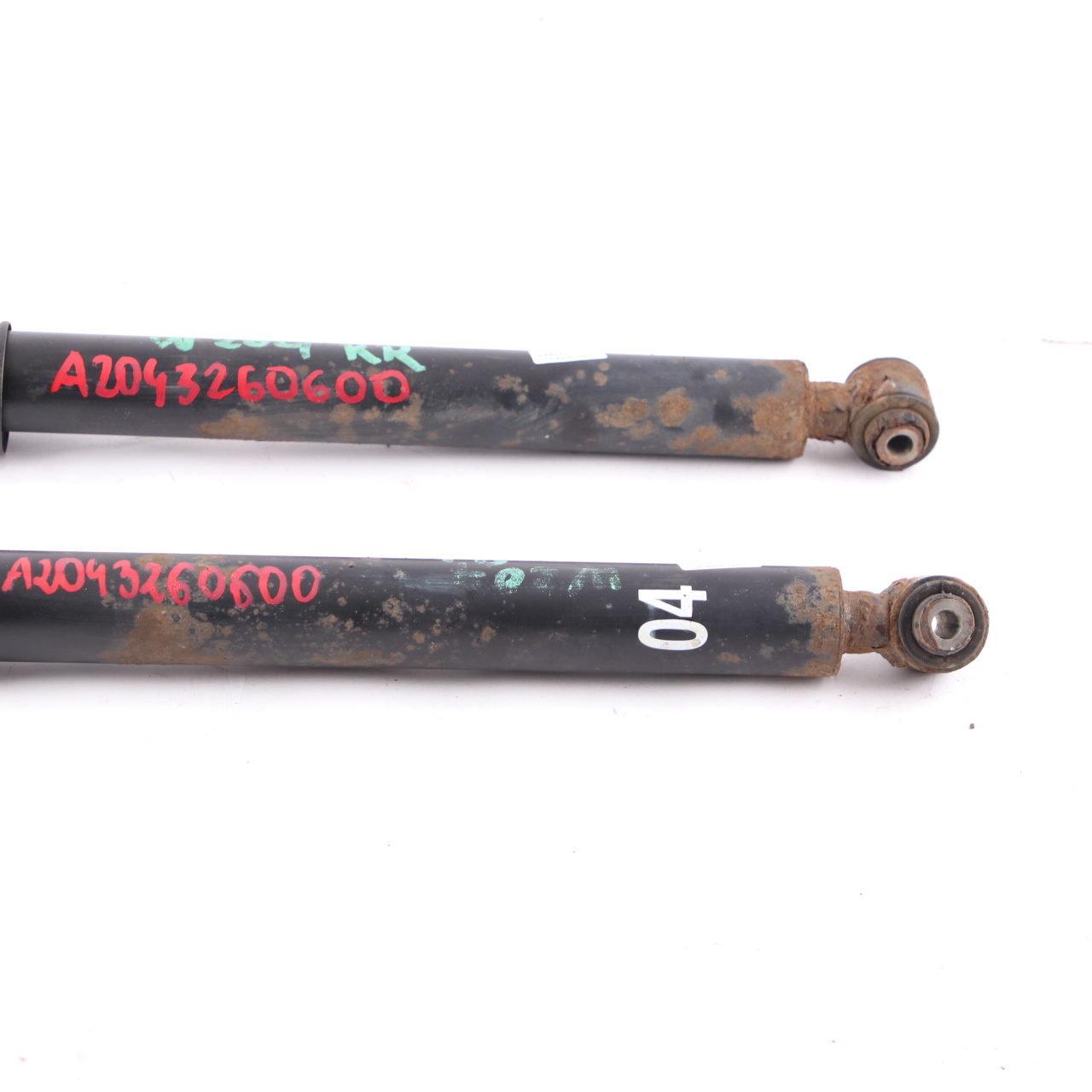 Mercedes S204 Spring Strut Rear Left Right N/O/S Shock Absorber Set A2043260600