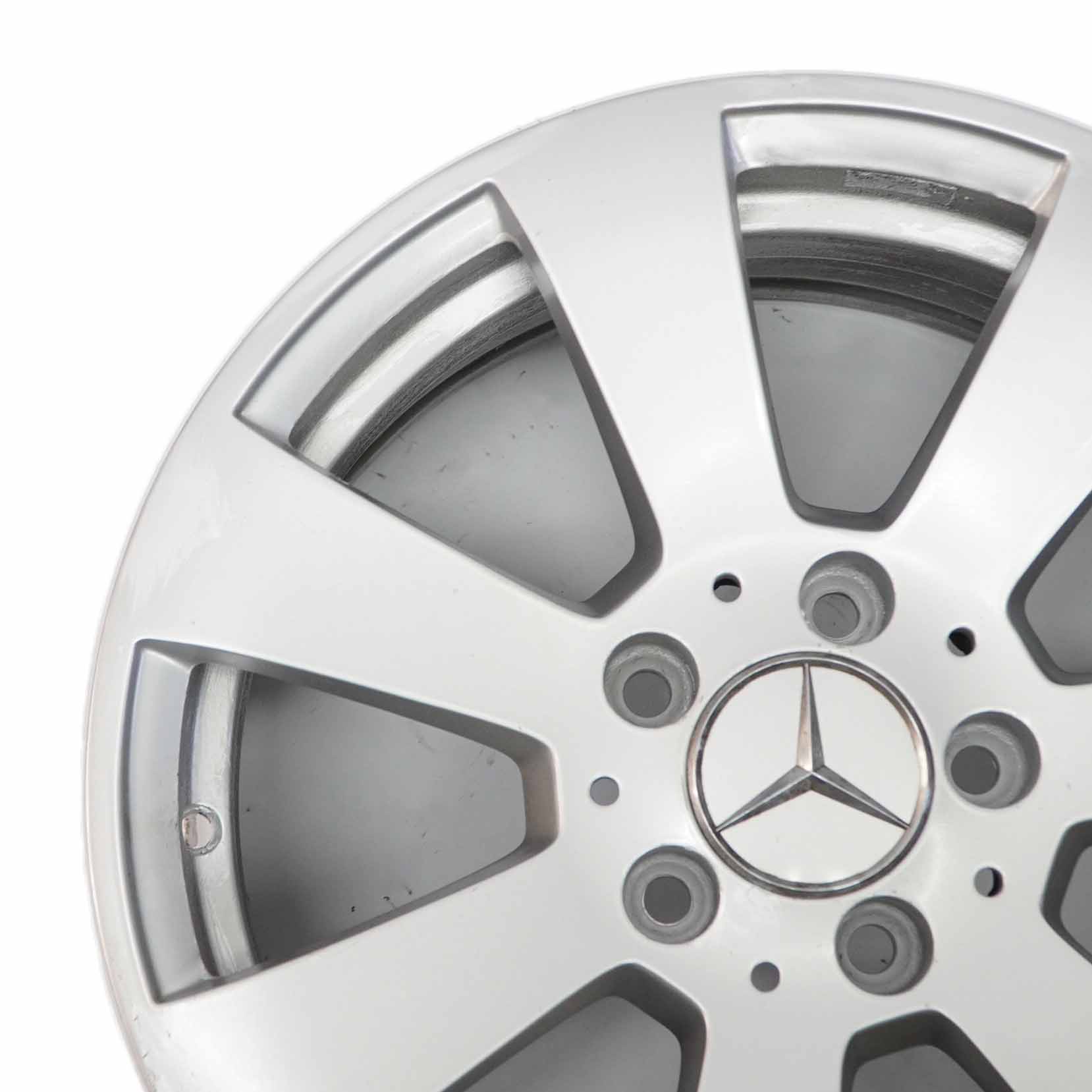 Mercedes W204 Silver 7 Hole Alloy Wheel Rim 16" ET:43 7J A2044011102