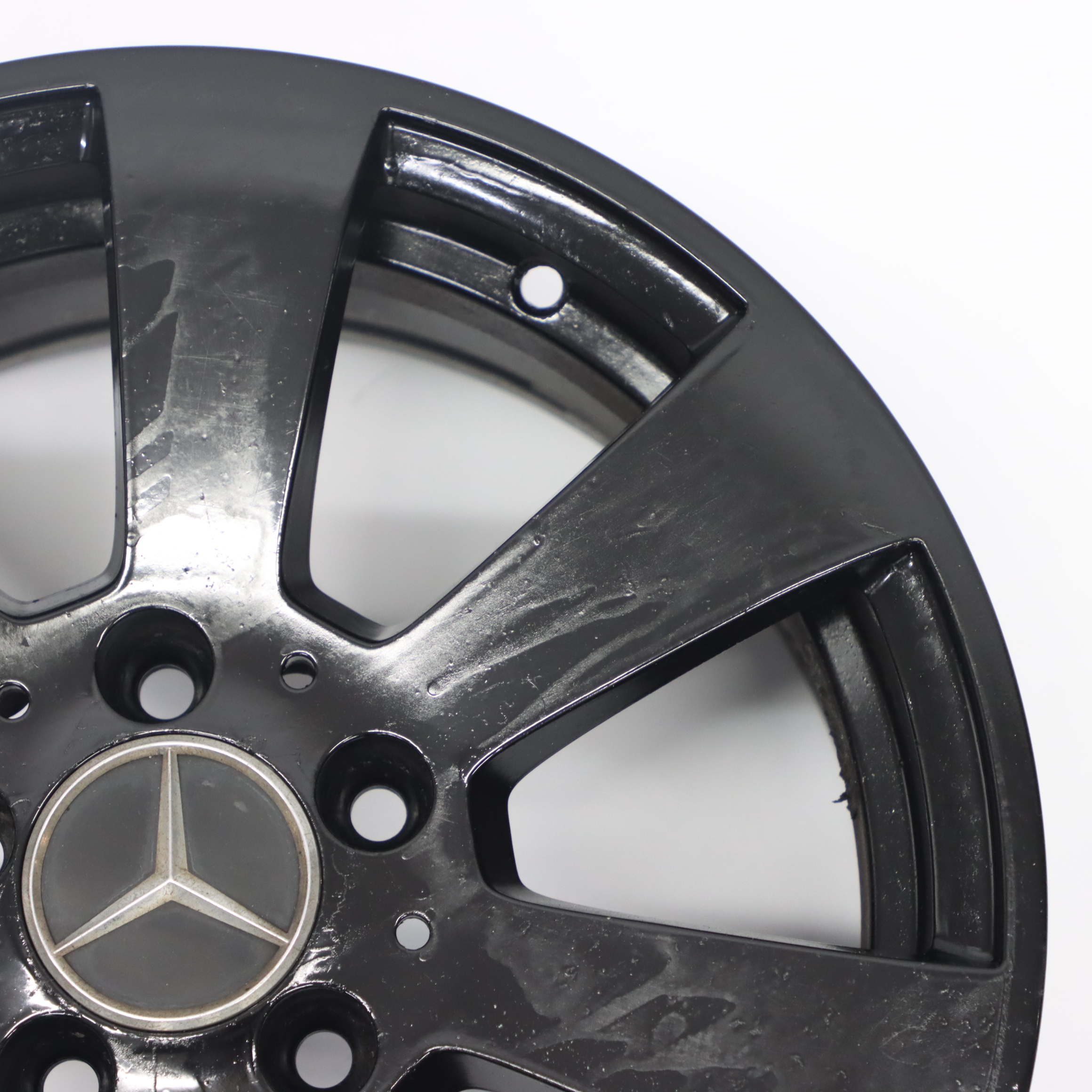 Mercedes W204 Black 7 Hole Alloy Wheel Rim 16" ET:43 7J A2044011102