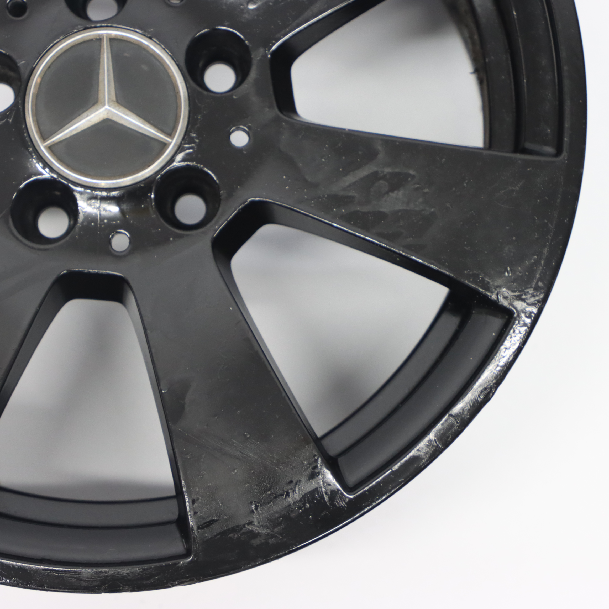 Mercedes W204 Black 7 Hole Alloy Wheel Rim 16" ET:43 7J A2044011102