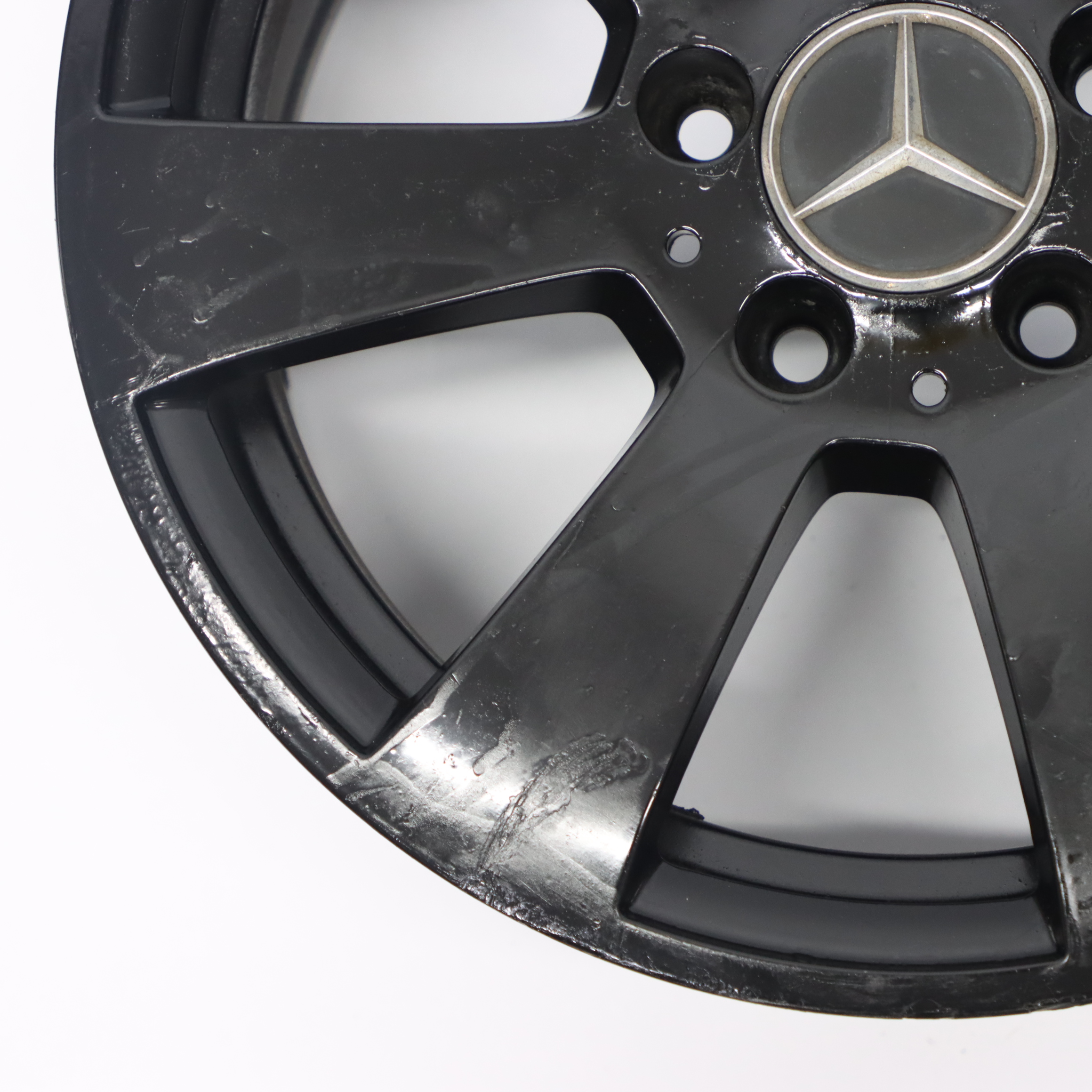 Mercedes W204 Black 7 Hole Alloy Wheel Rim 16" ET:43 7J A2044011102