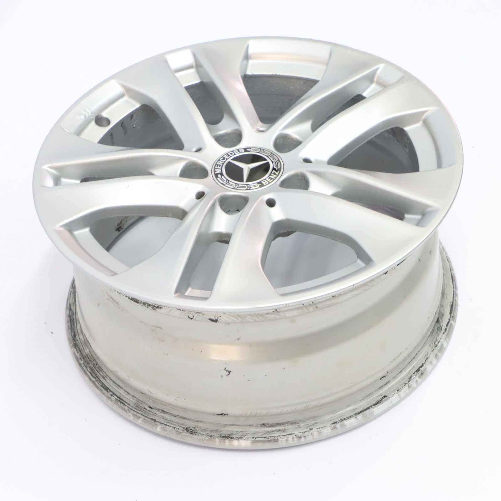 Mercedes W204 Alloy Wheel Rim 16" ET:43 7J 5 Double Spoke A2044017202