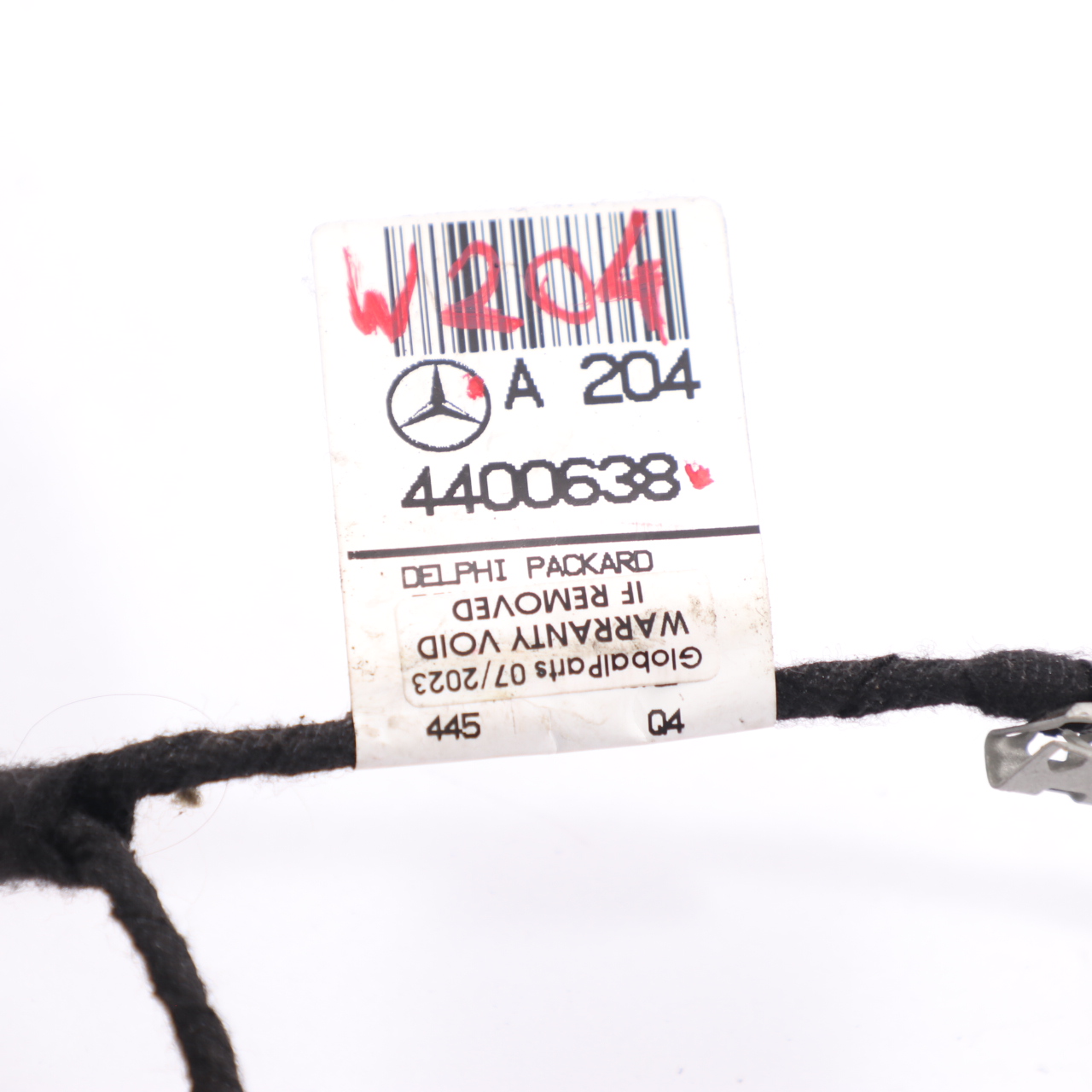 Mercedes C204 Wiring Cable Harness Front Passenger Door Wiring Loom A2044400638