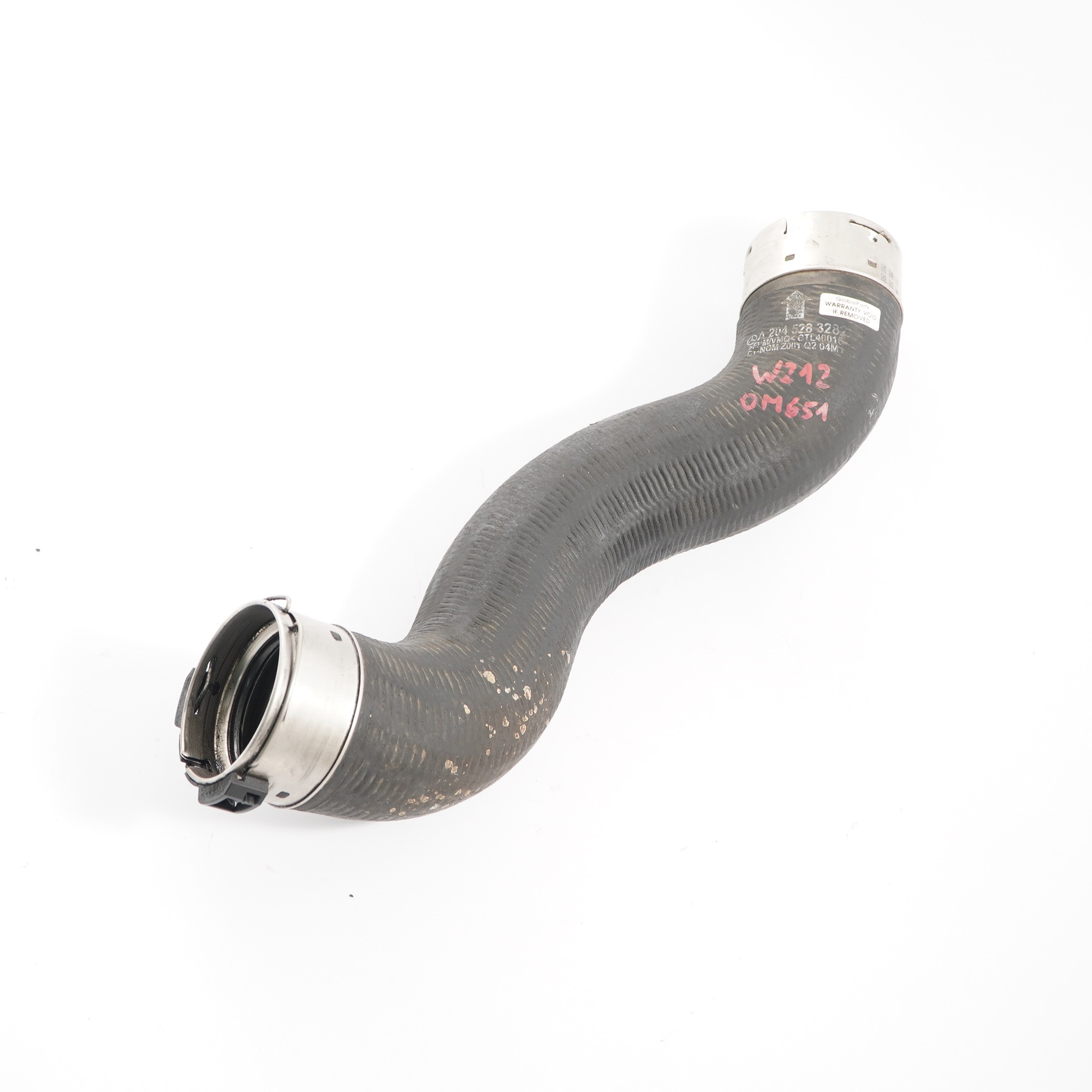 Mercedes W212 Air Intake Hose OM651 Intercooler Charge Pipe Diesel A2045283282