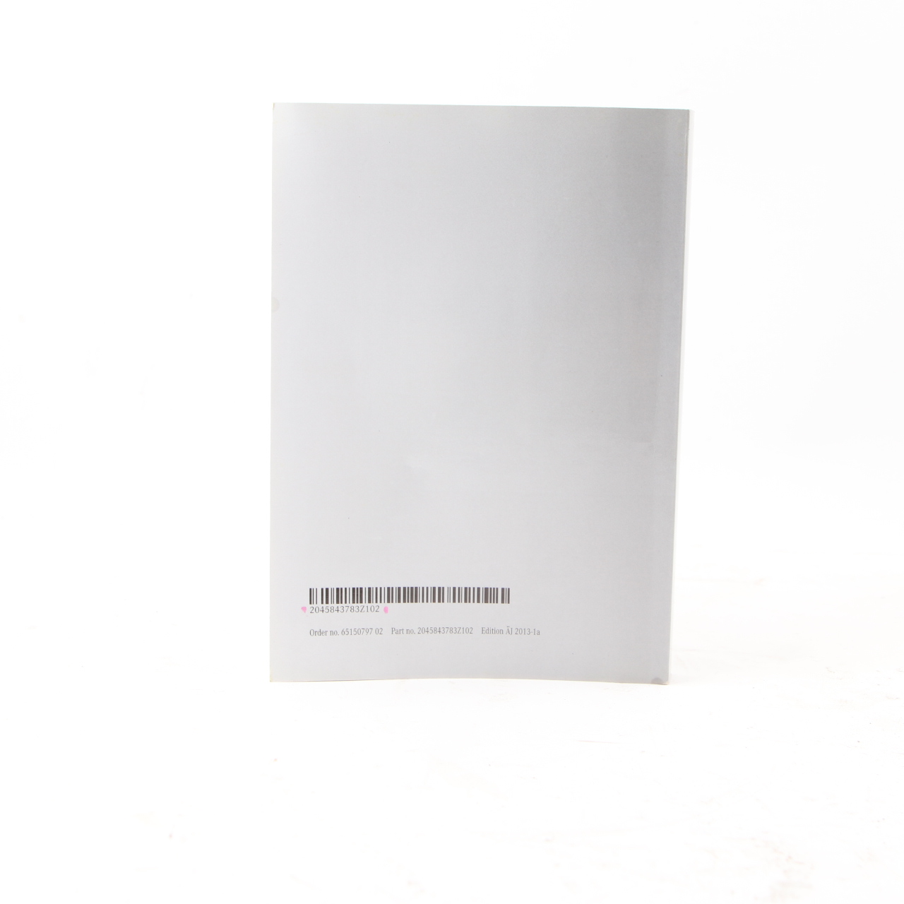 Owner's Handbook Mercedes W204 Service Booklet Instructions Book