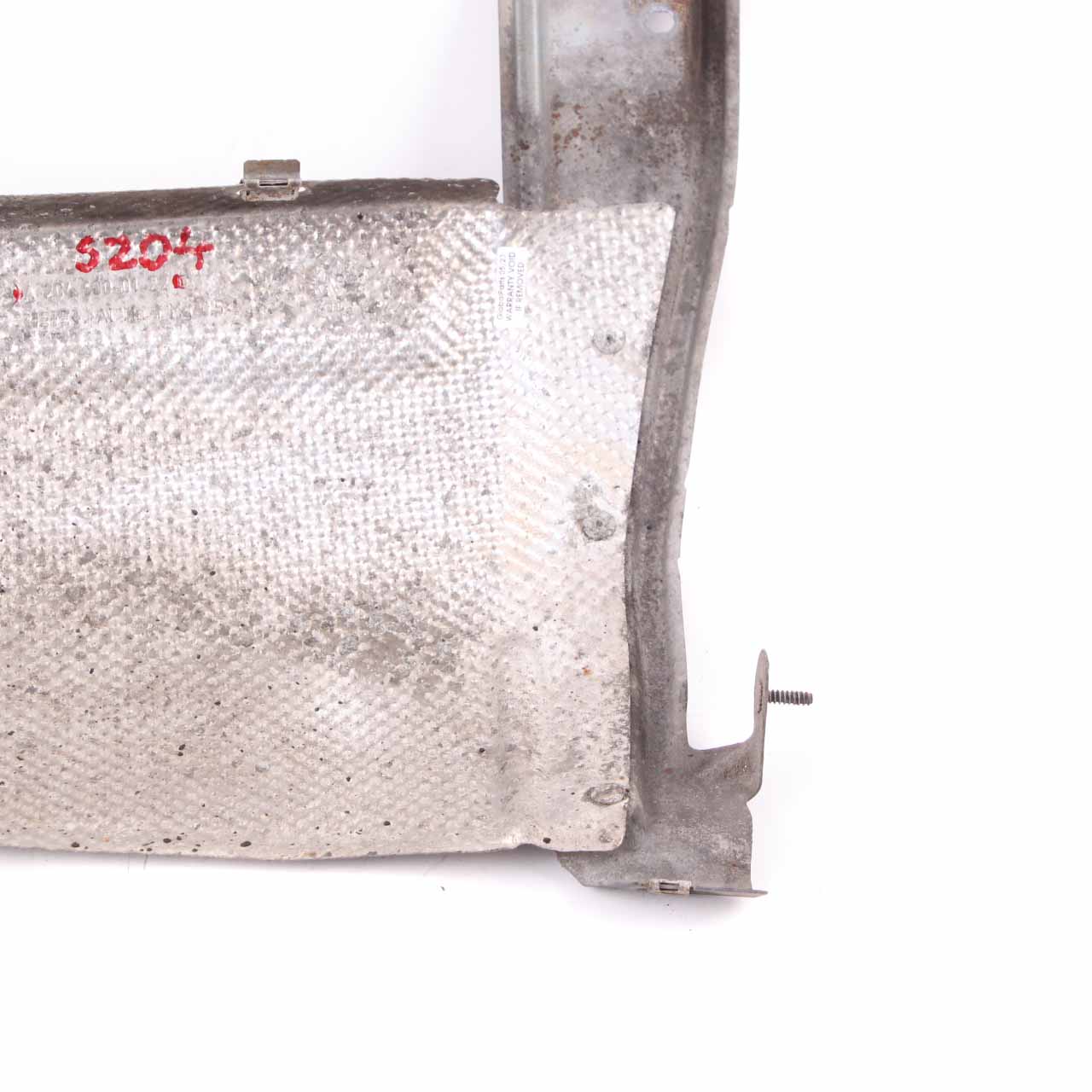 Mercedes W204 Heat Shield Cover Plate Exhaust Muffler Rear Left A2046800122