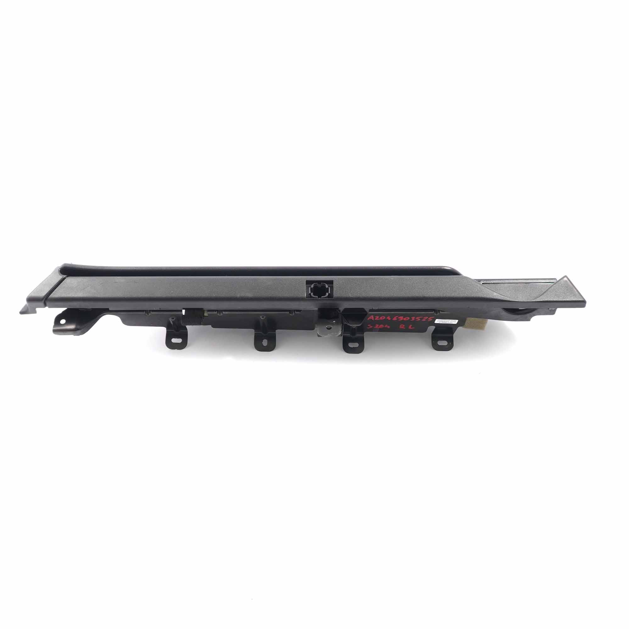 Mercedes W204 Estate Boot Trunk Left N/S Rail Compartment Trim Black A2046903325