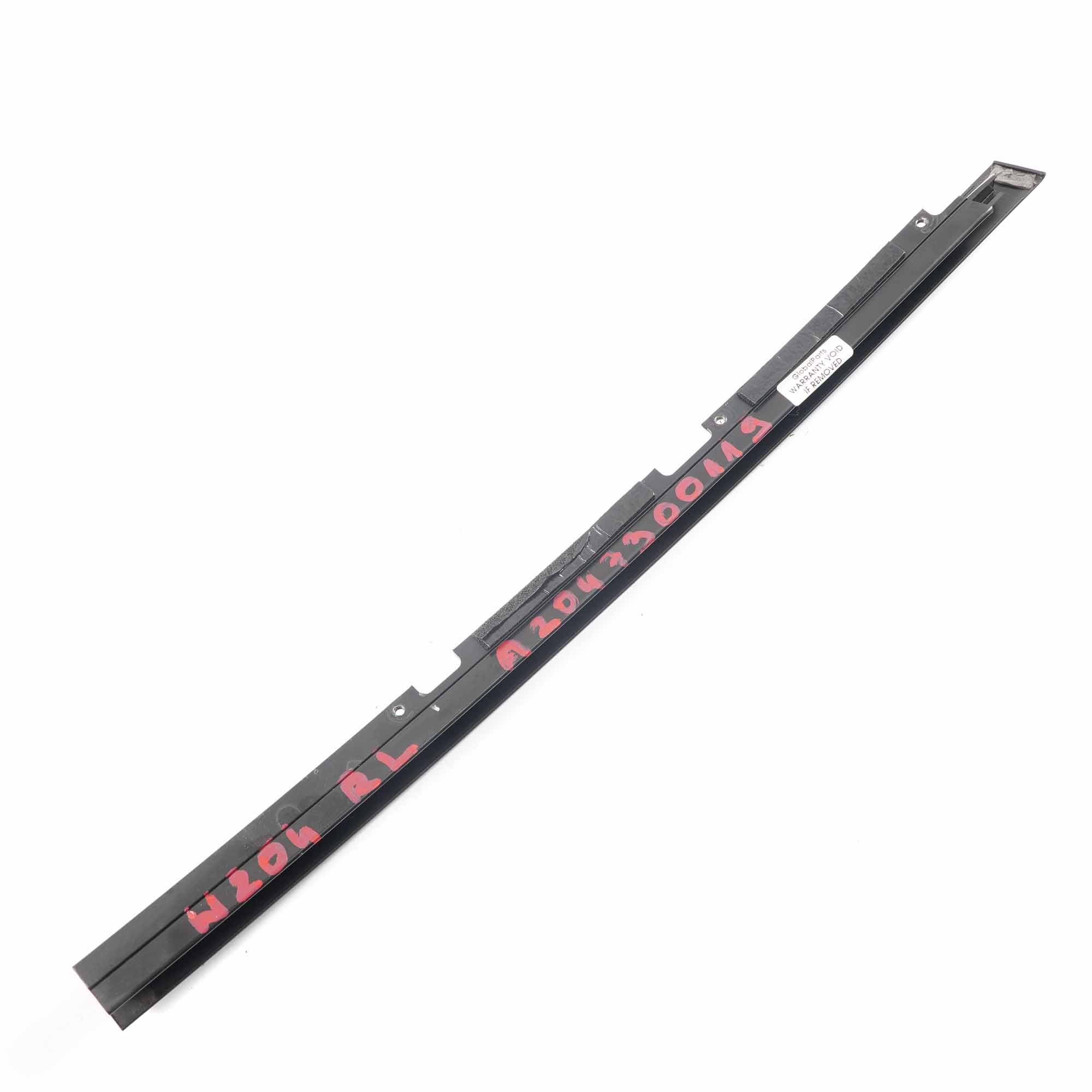 Door Pillar Mercedes W204 Rear Left N/S Window Bar Glass Guide Strip Support