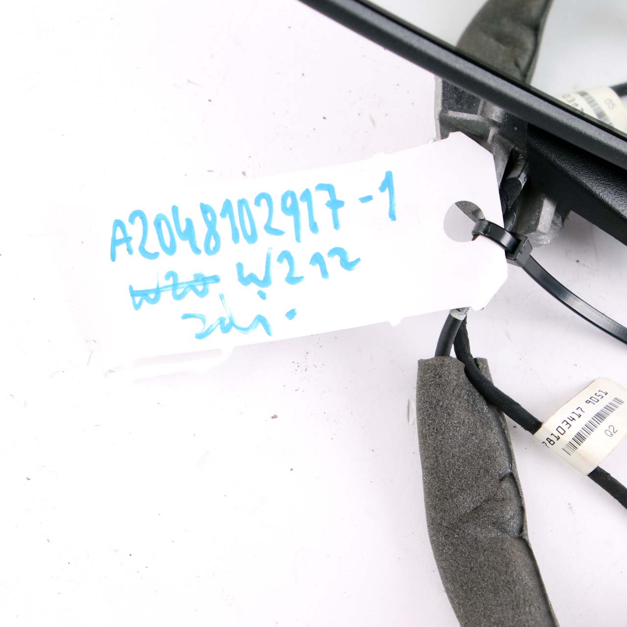 Mercedes W212 Rear View Mirror Interior Black E-Class A2048102917