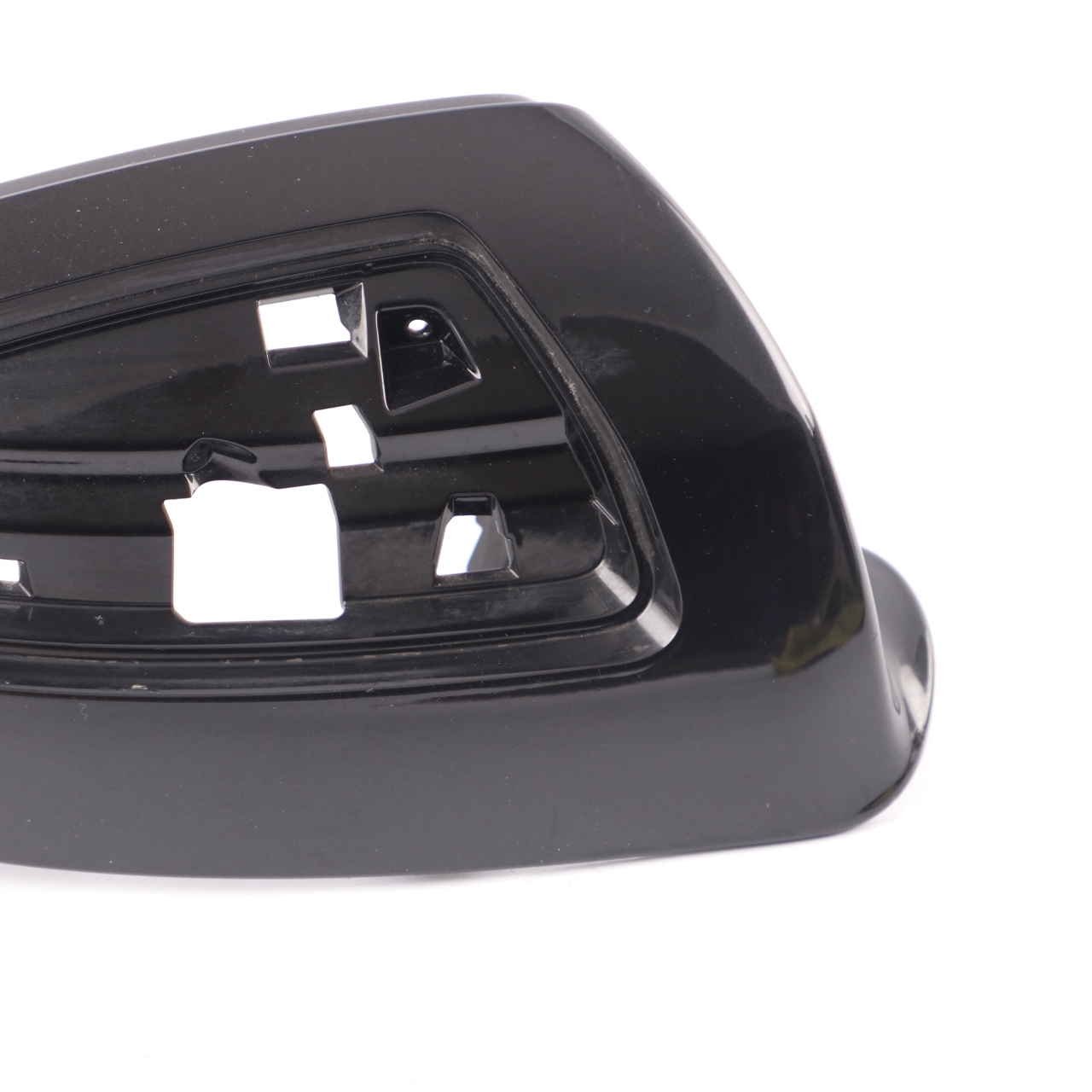 Mercedes W204 Wing Mirror Cover Right O/S Cap Casing Obsidian Black Metallic 197