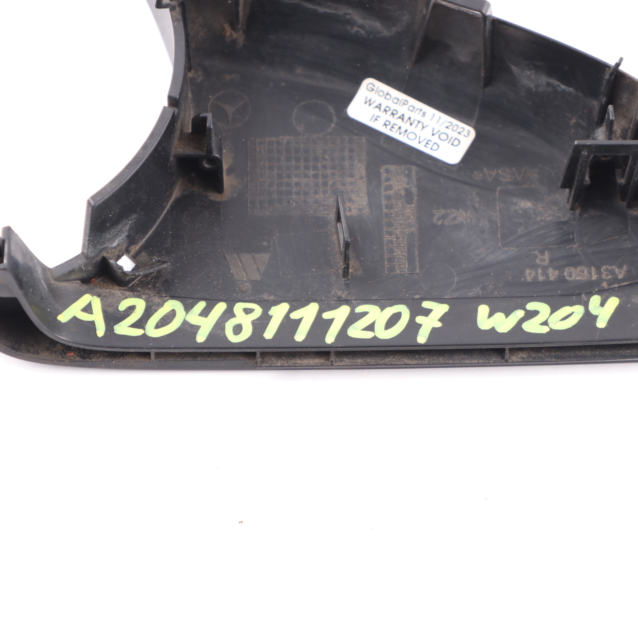  Mercedes W204 S204 Wing Mirror Lower Cover Right O/S Cover Panel A2048111207