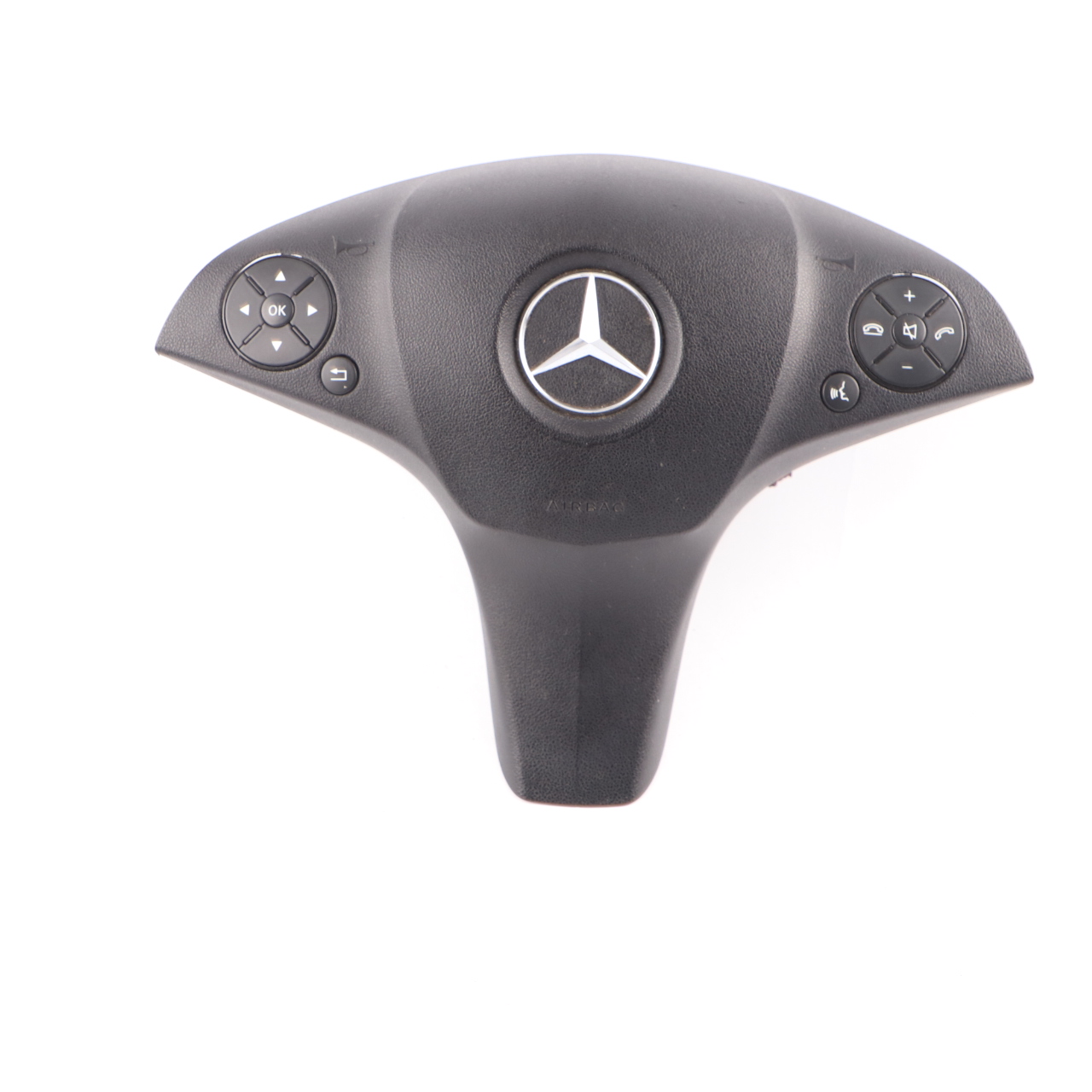 Mercedes W204 Steering Wheel Air Module Driver's Side Black A2048605502