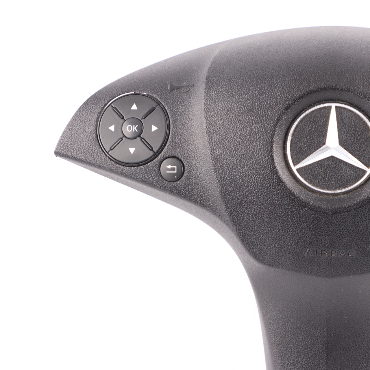 Mercedes W204 Steering Wheel Air Module Driver's Side Black A2048605502