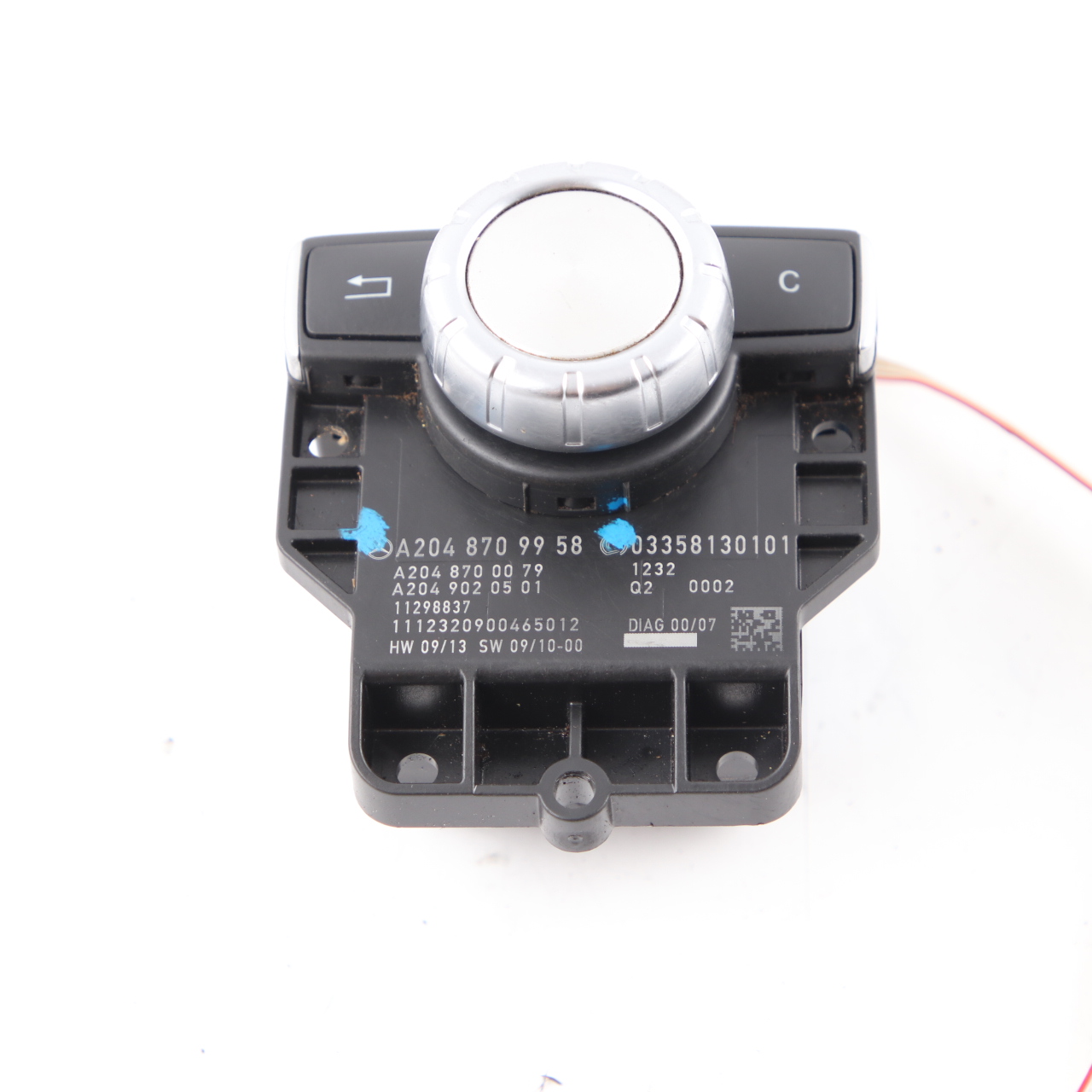 Mercedes W204 W212 Radio Control Function Button Knob Controller A2048709958