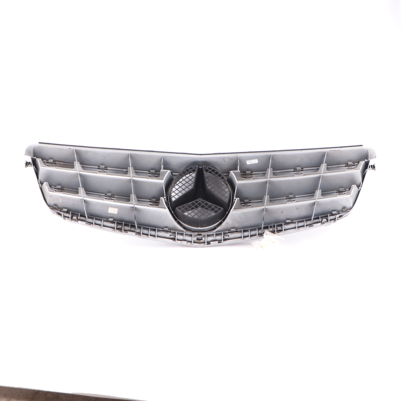 Mercedes W204 Hood Bonnet Grille Front Radiator Beam Trim Panel Silver Chrome