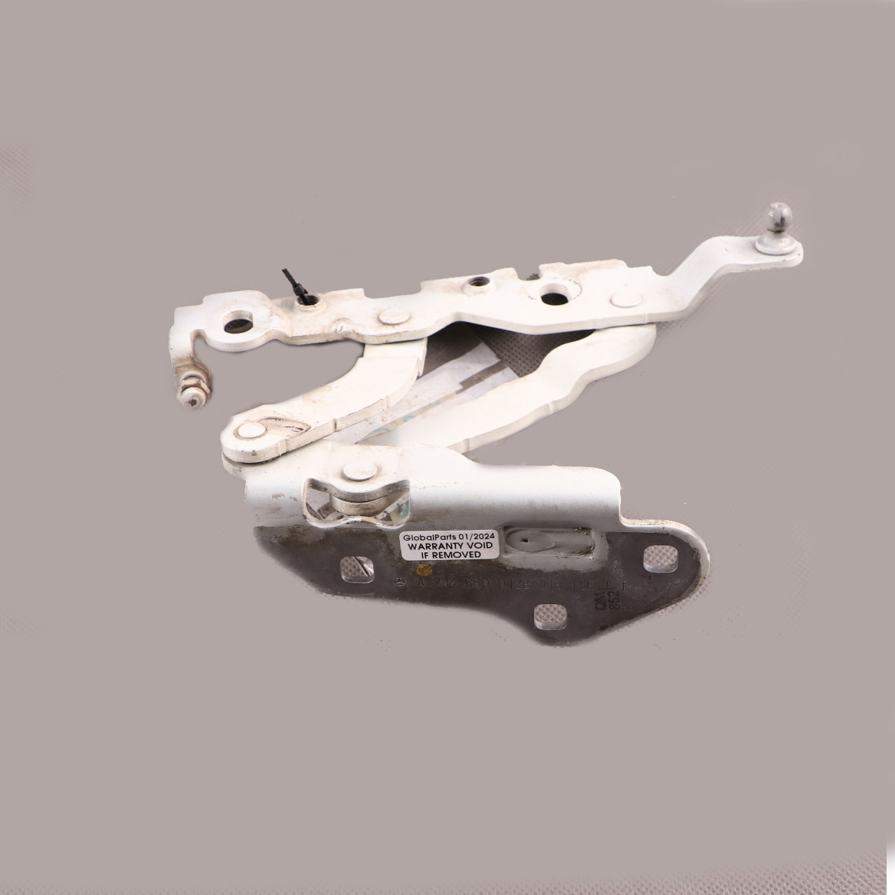 Mercedes W204 Coupe Hood Bonnet Hinge Left N/S Hood Calcite White - 650