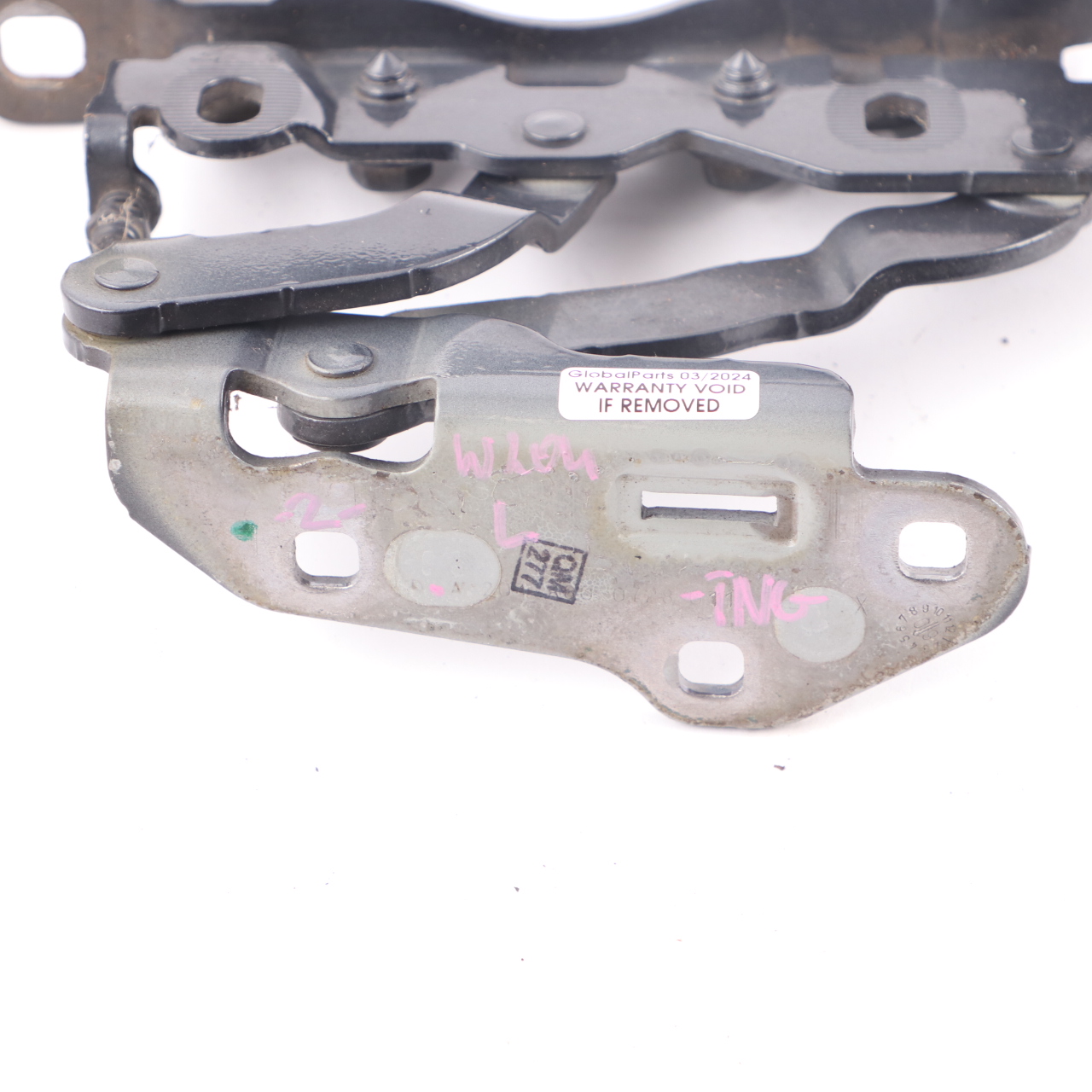 Mercedes W204 Hood Bonnet Hinge Front Left N/S Tenorite Grey - 755 A2048800728