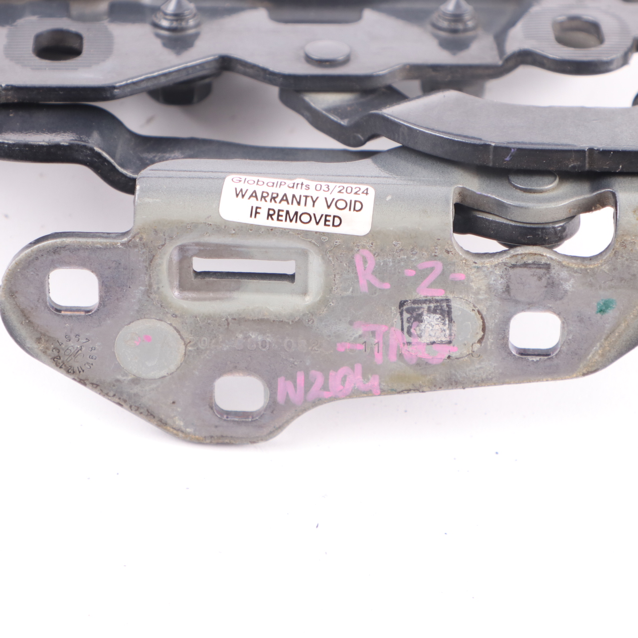 Bonnet Hinge Mercedes W204 W212 Right O/S Hood Tenorite Grey - 755 A2048800828