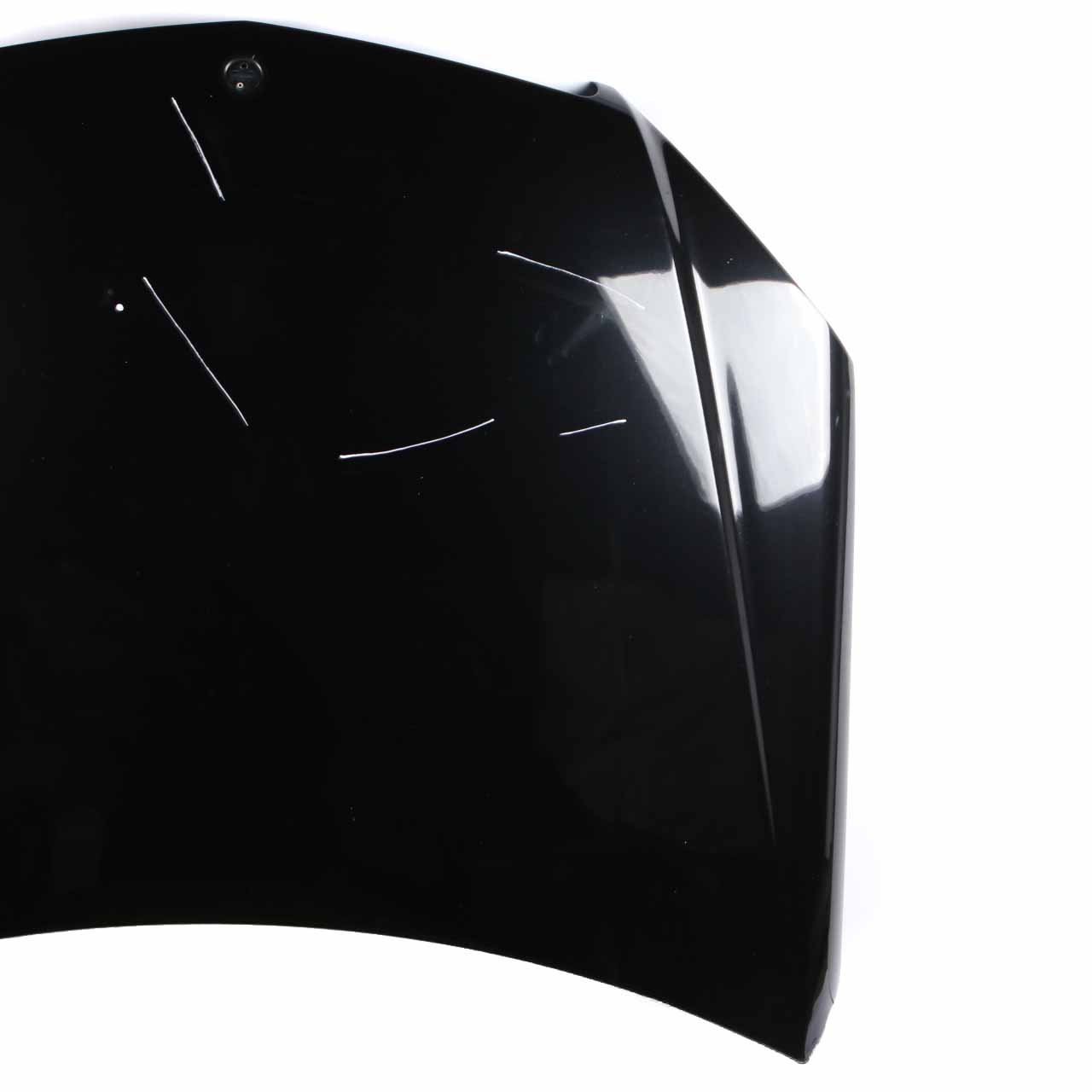 Mercedes W204 Hood Bonnet Trim Panel Engine Cover Obsidian Black - 197