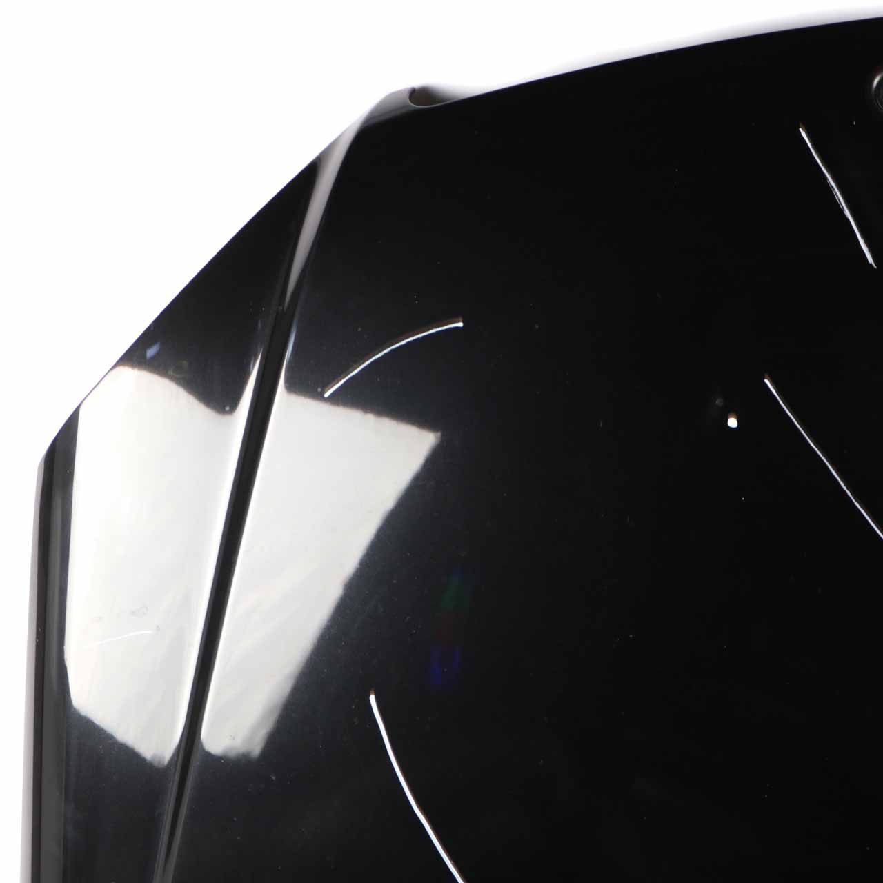 Mercedes W204 Hood Bonnet Trim Panel Engine Cover Obsidian Black - 197