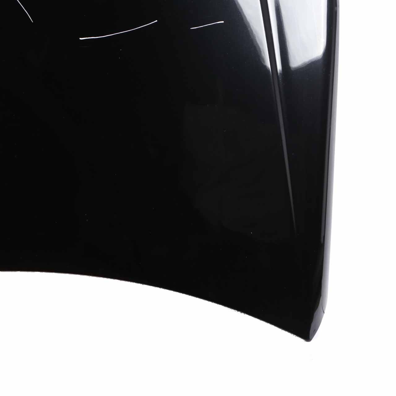 Mercedes W204 Hood Bonnet Trim Panel Engine Cover Obsidian Black - 197