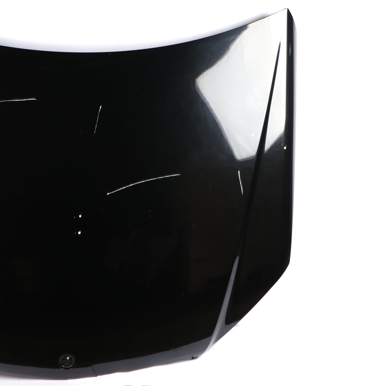 Mercedes W204 Hood Bonnet Trim Panel Obsidian Black Metallic - 197