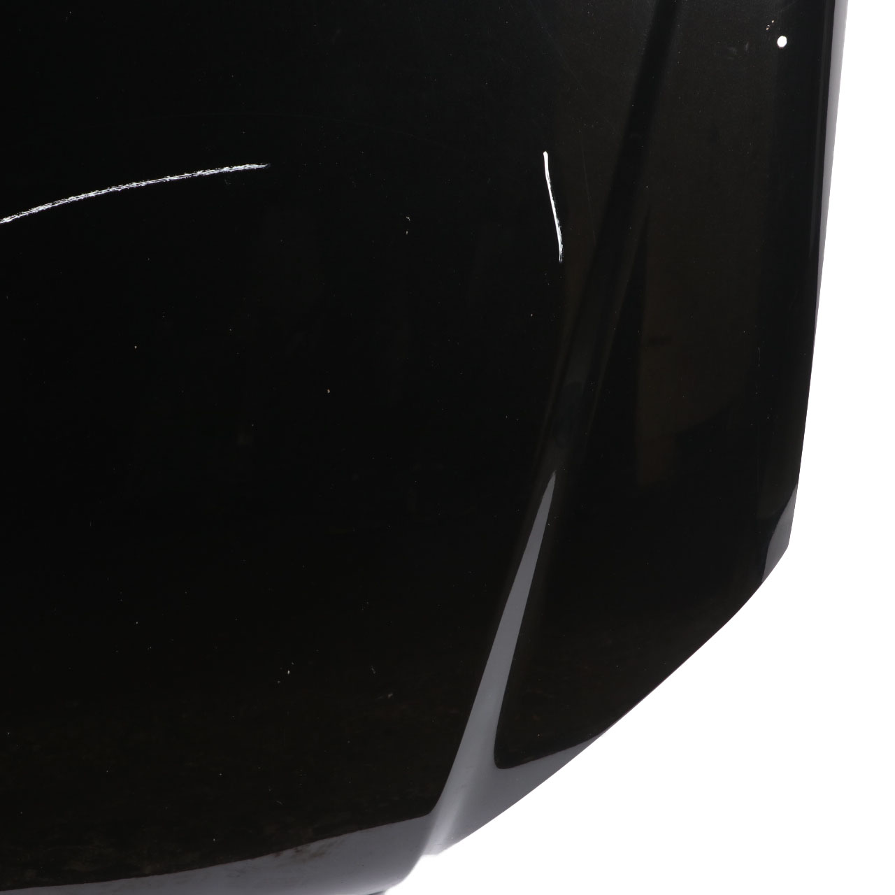 Mercedes W204 Hood Bonnet Trim Panel Obsidian Black Metallic - 197