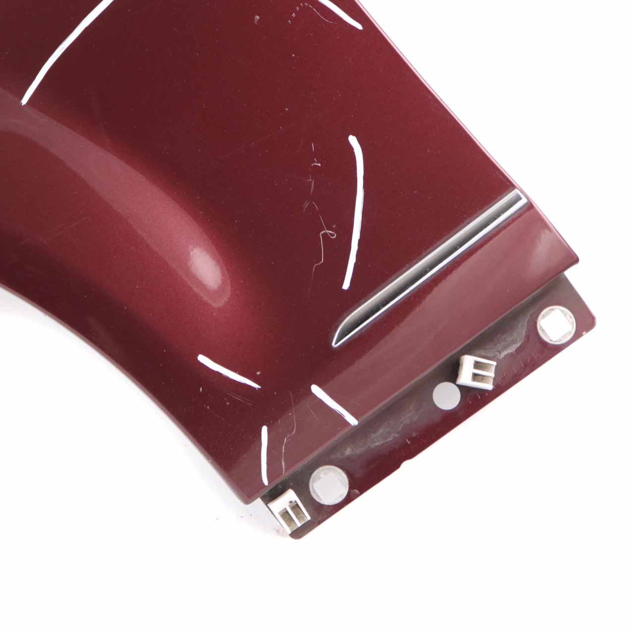 Mercedes W204 Side Wing Panel Front Left N/S Fender Carneol Red - 544