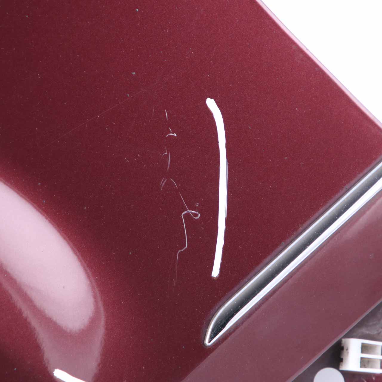 Mercedes W204 Side Wing Panel Front Left N/S Fender Carneol Red - 544