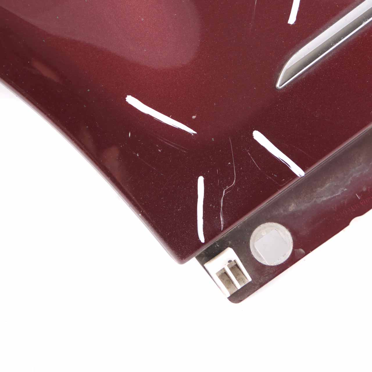 Mercedes W204 Side Wing Panel Front Left N/S Fender Carneol Red - 544