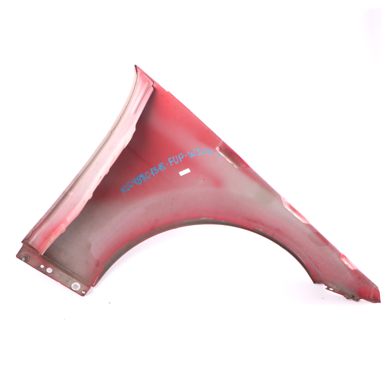 Mercedes W204 Side Wing Panel Front Left N/S Fender Fire Opal Red - 590