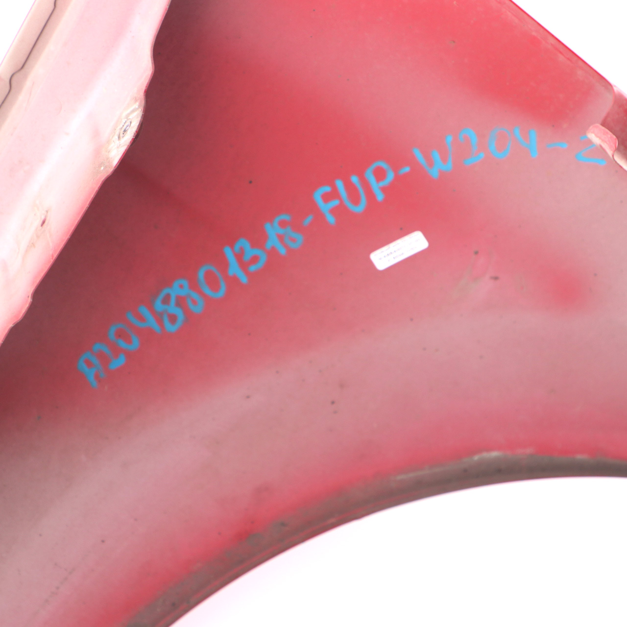 Mercedes W204 Side Wing Panel Front Left N/S Fender Fire Opal Red - 590