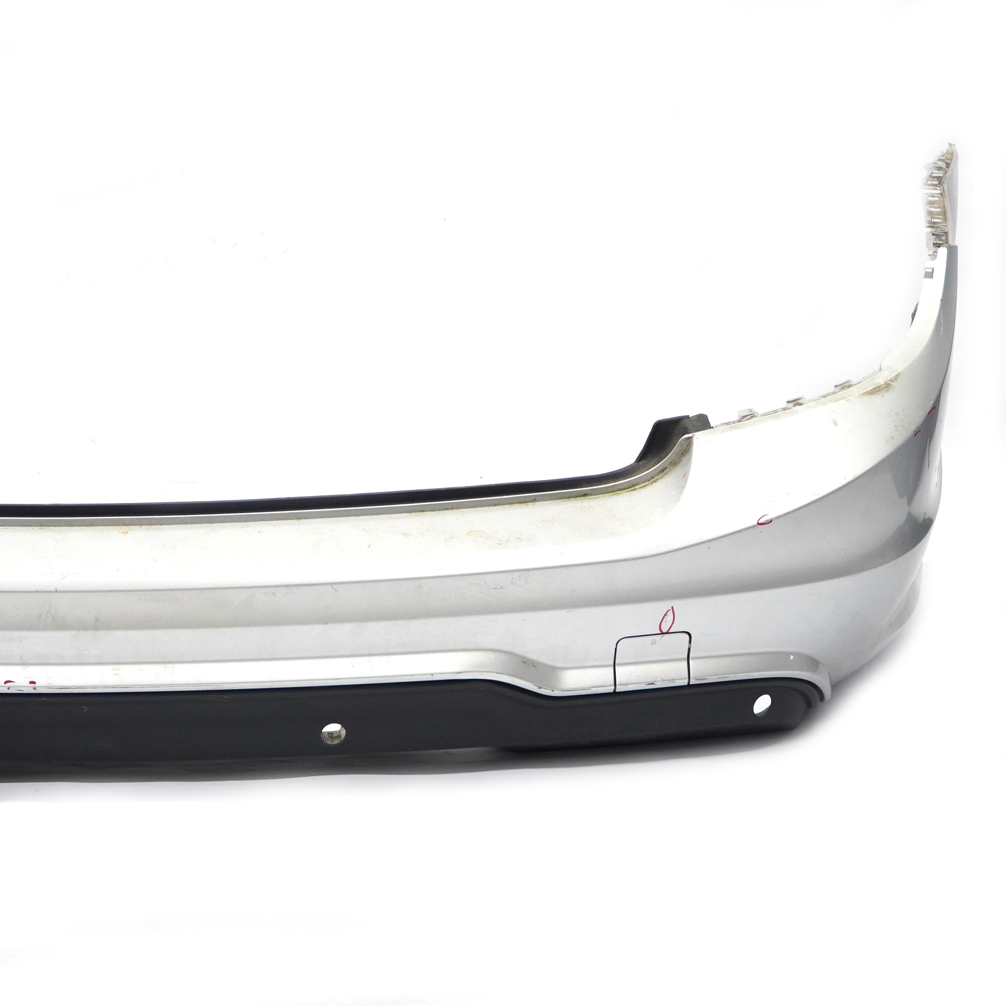 Mercedes S204 Rear Bumper Trim Panel Cover AMG Iridium Silver Metallic - 775