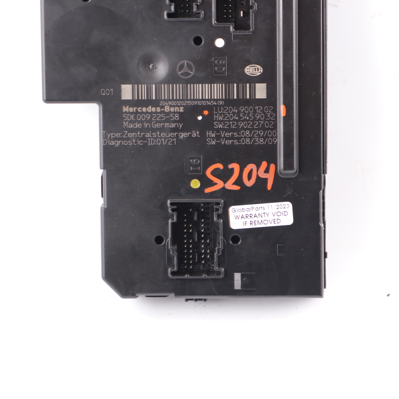 Mercedes W204 S204 Estate Rear SAM Control Unit Module A2049001202