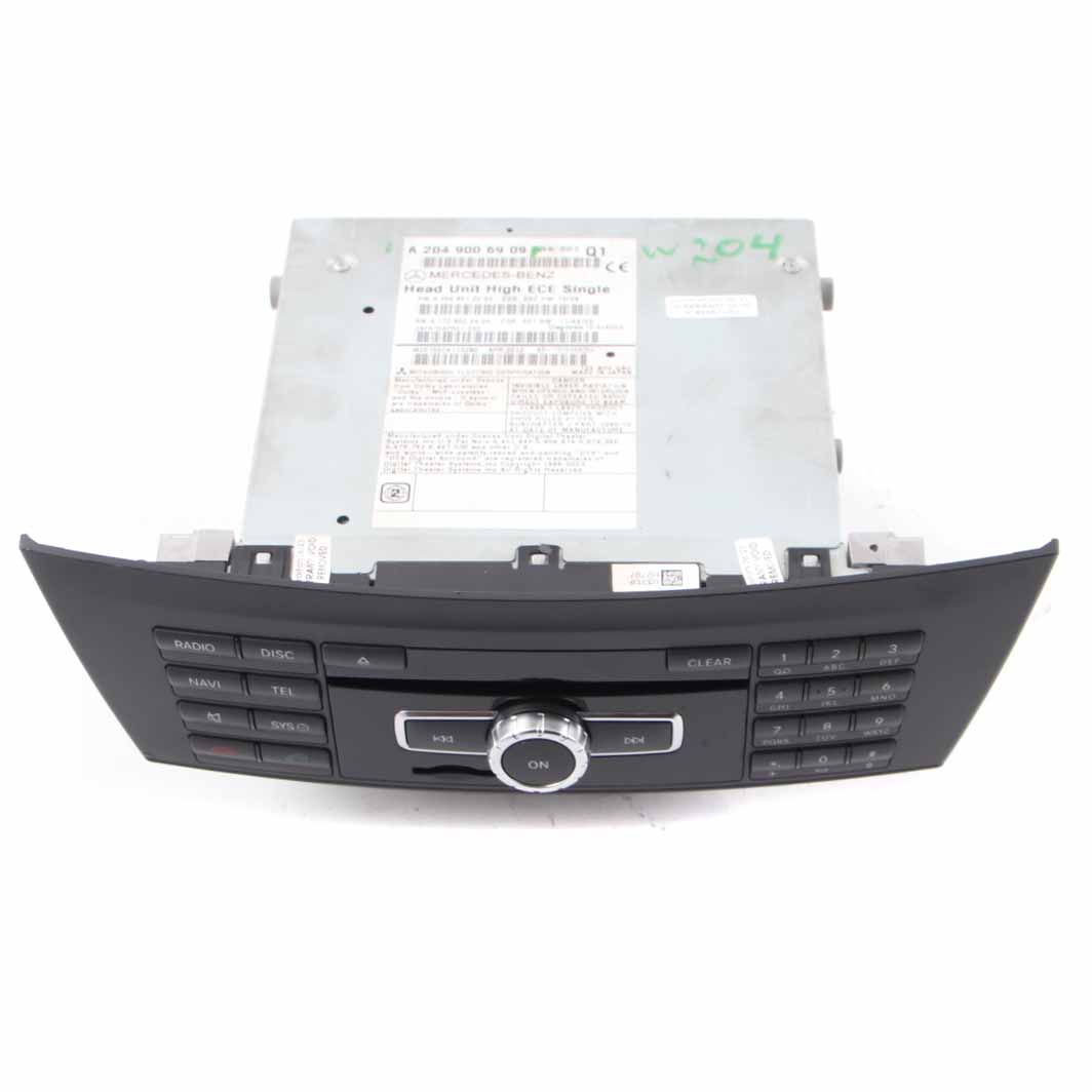 Mercedes W204 COMAND Navigation CD Player Radio Sat Nav Head Unit A2049006909