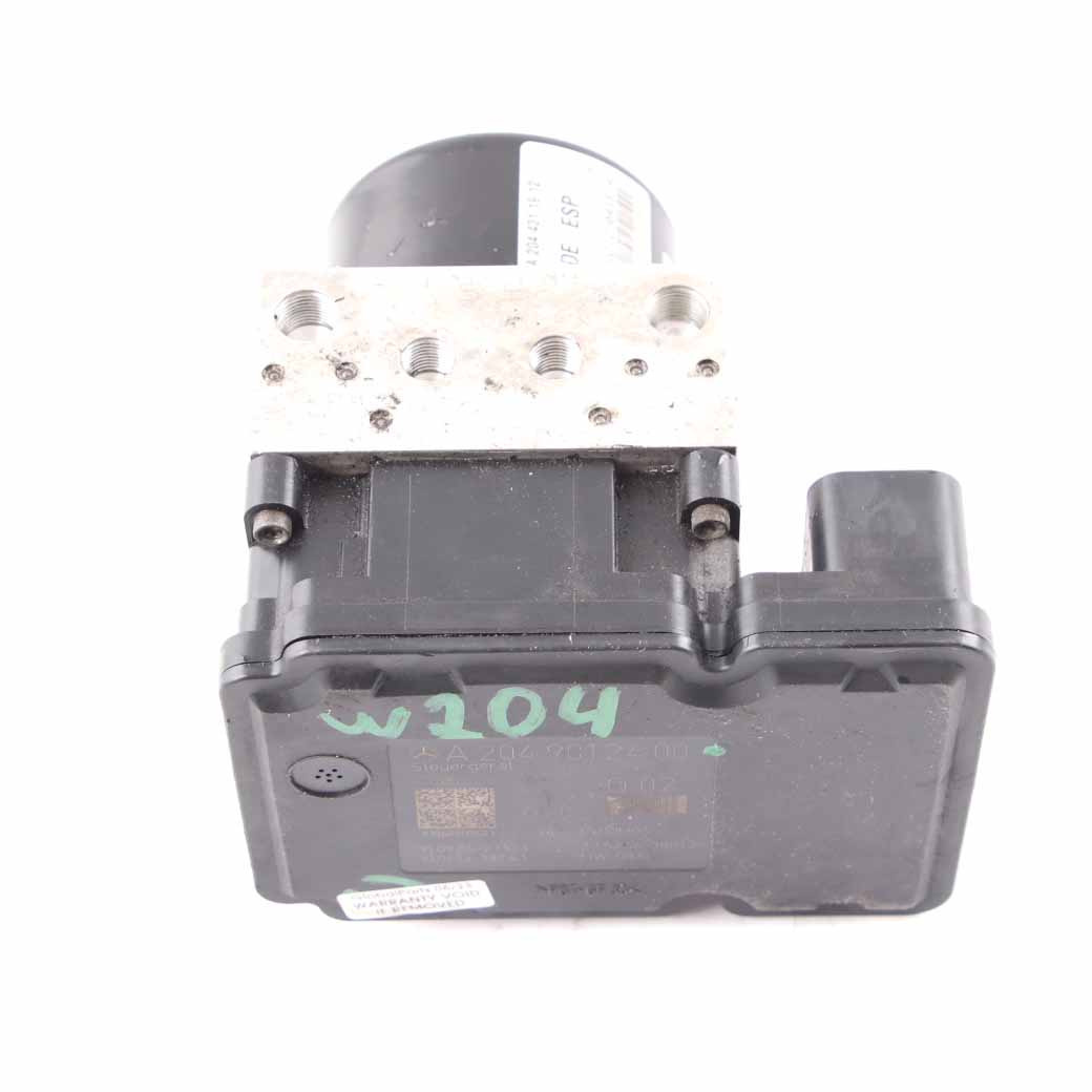 Mercedes W204 Brake Pump ABS ESP Hydraulic Control Unit A2049012400 A2044311912