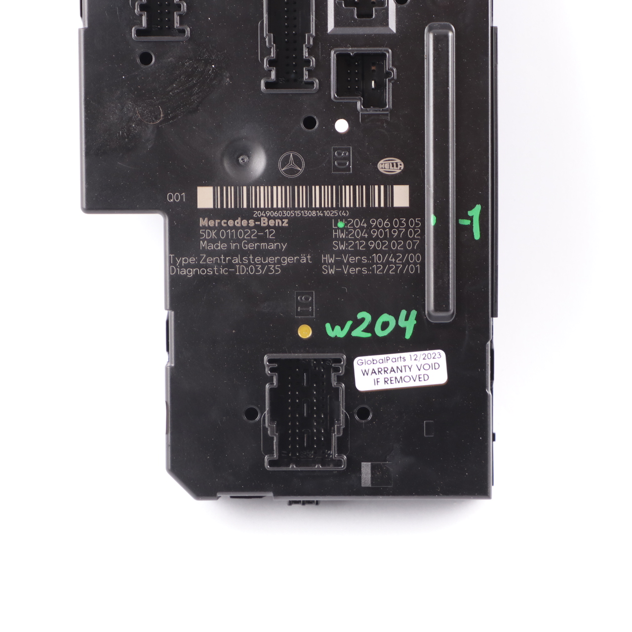 Mercedes W204 SAM Module Control Unit Rear A2049060305