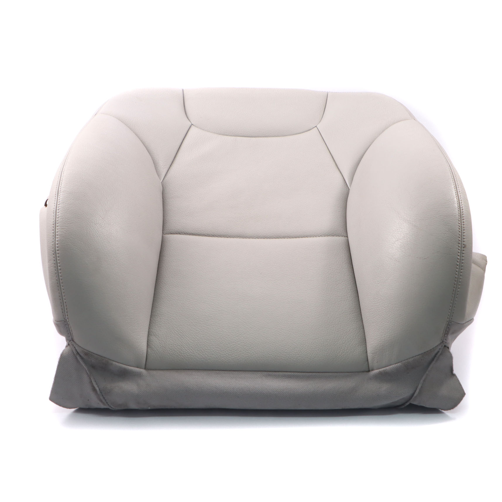 Mercedes W204 Seat Backrest Cover Front Left N/S Covering Cloth Leather Grey