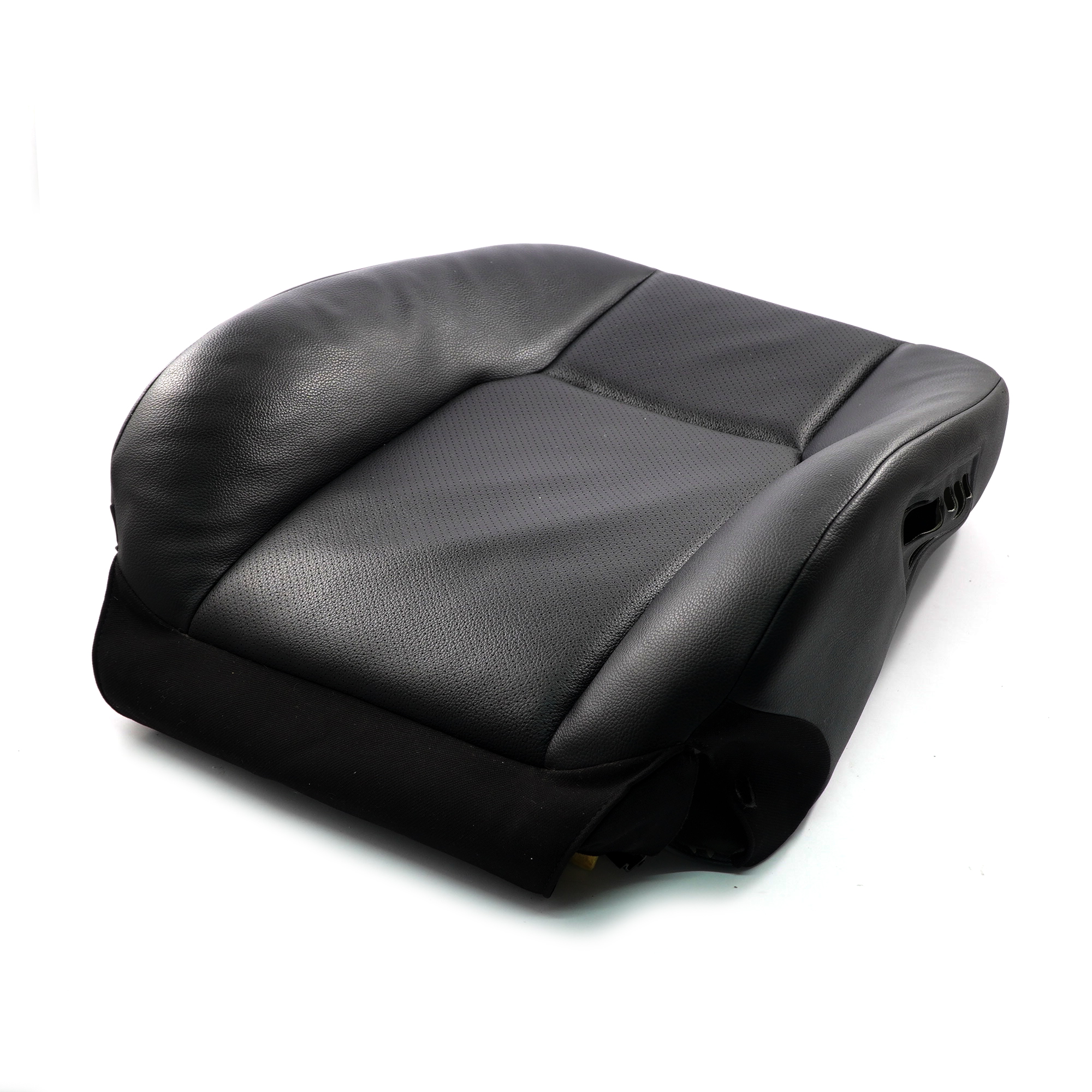 Mercedes W204 Seat Backrest Front Right O/S Back Cover Black Imitation Leather