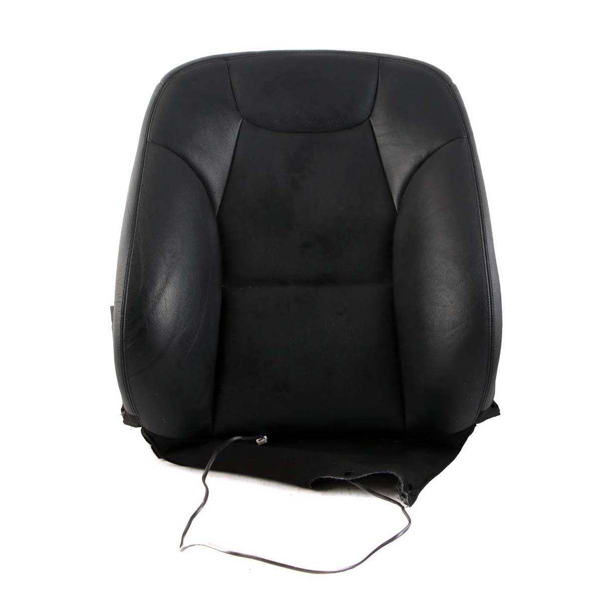 Mercedes-Benz W204 Heated Sport Front Right Seat Backrest Cover Black Leather