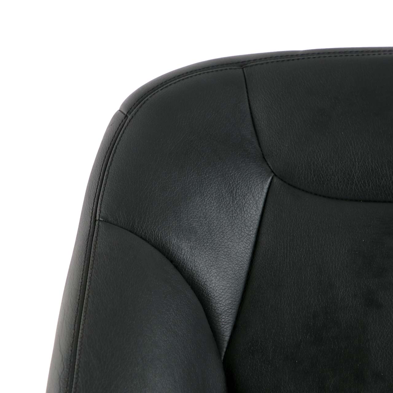 Mercedes-Benz W204 Heated Sport Front Right Seat Backrest Cover Black Leather