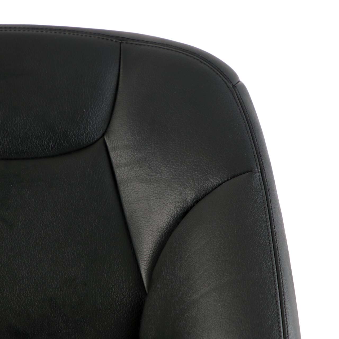 Mercedes-Benz W204 Heated Sport Front Right Seat Backrest Cover Black Leather