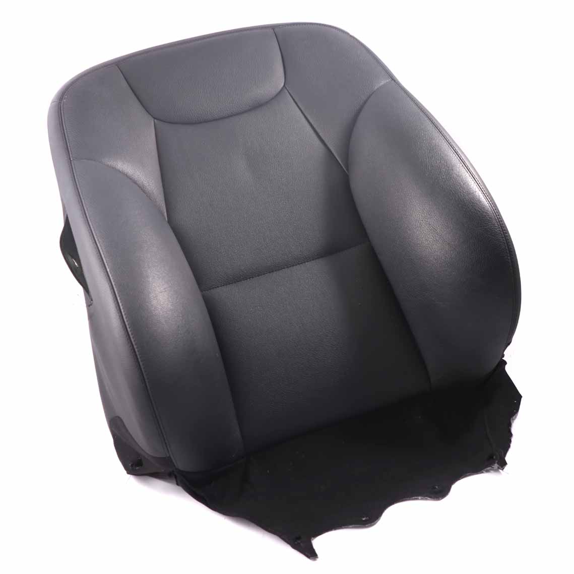 Mercedes W204 Front Seat Backrest Left Sport Seat N/S Cover Black Leather