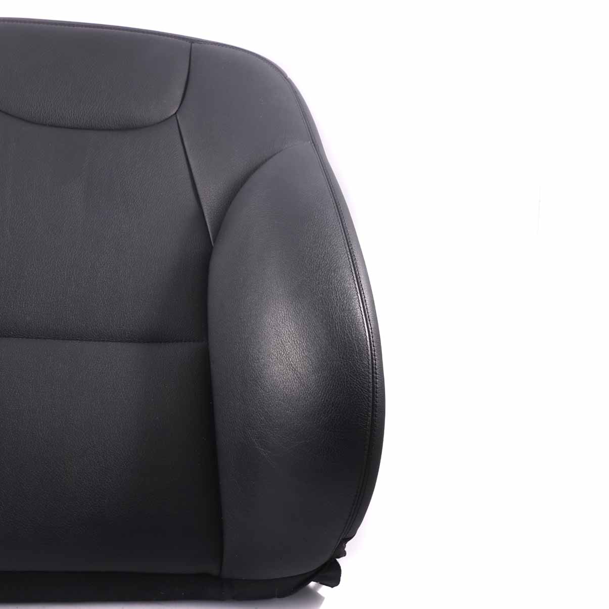 Mercedes W204 Front Seat Backrest Left Sport Seat N/S Cover Black Leather