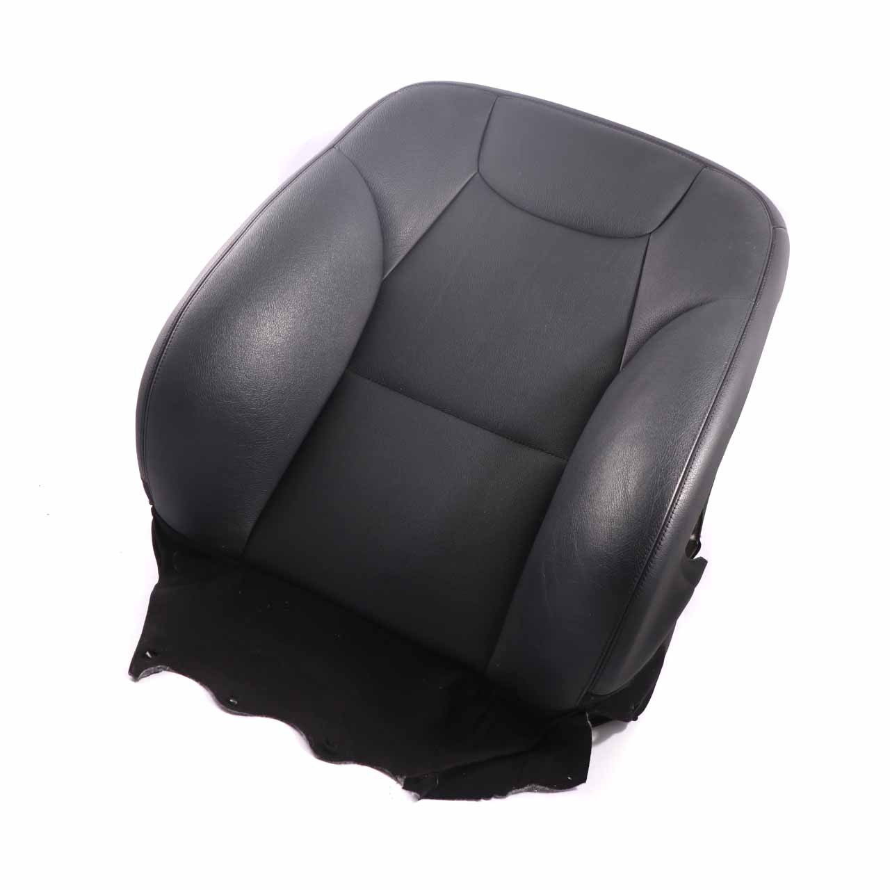 Mercedes W204 Front Seat Backrest Left Sport Seat N/S Cover Black Leather