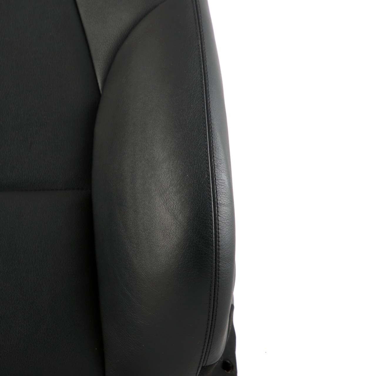 Mercedes-Benz W204 Heated Sport Front Left Seat N/S Backrest Cover Black Leather