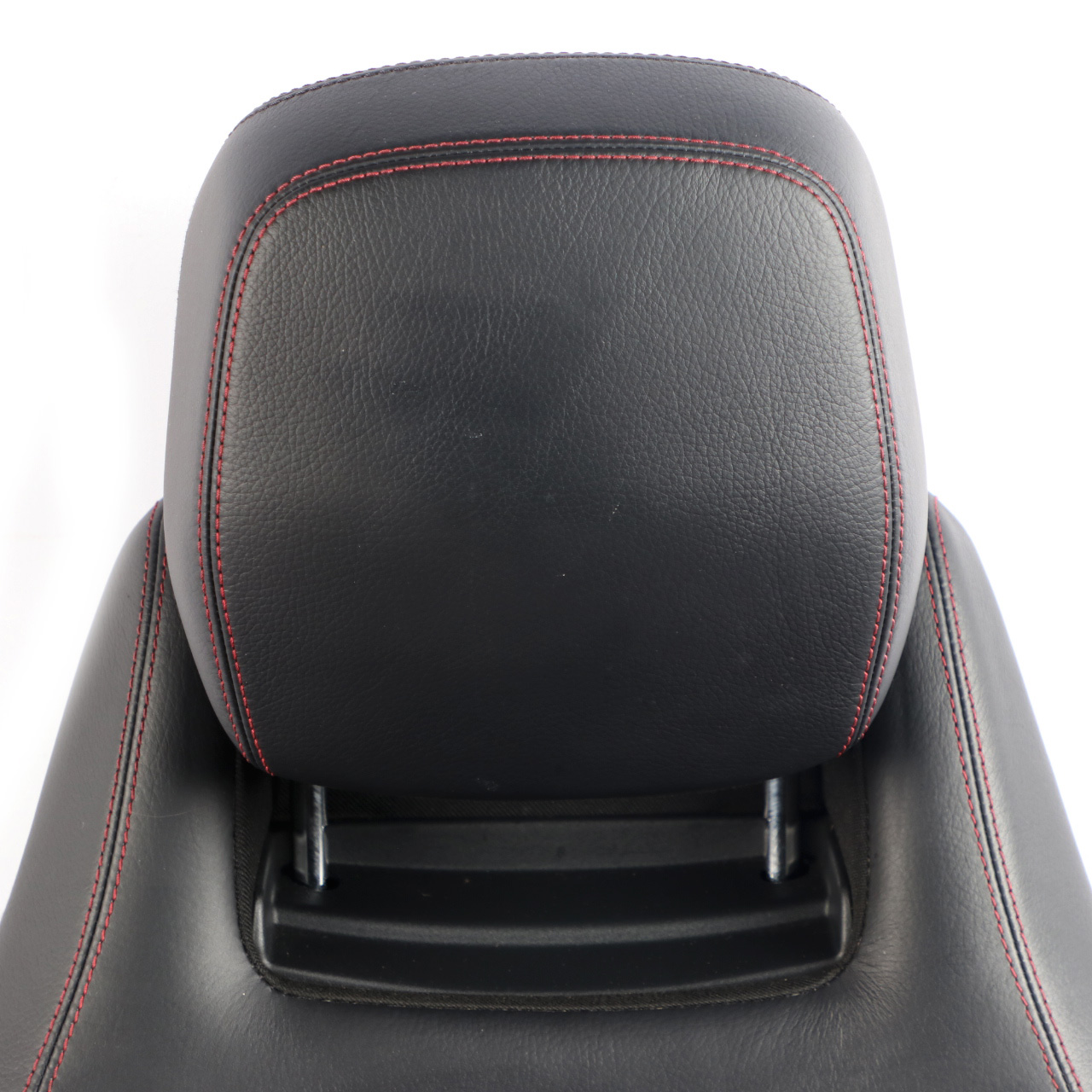 Front Seat Mercedes C204 C207 A207 Left N/S Leather Black Heated Red Threads