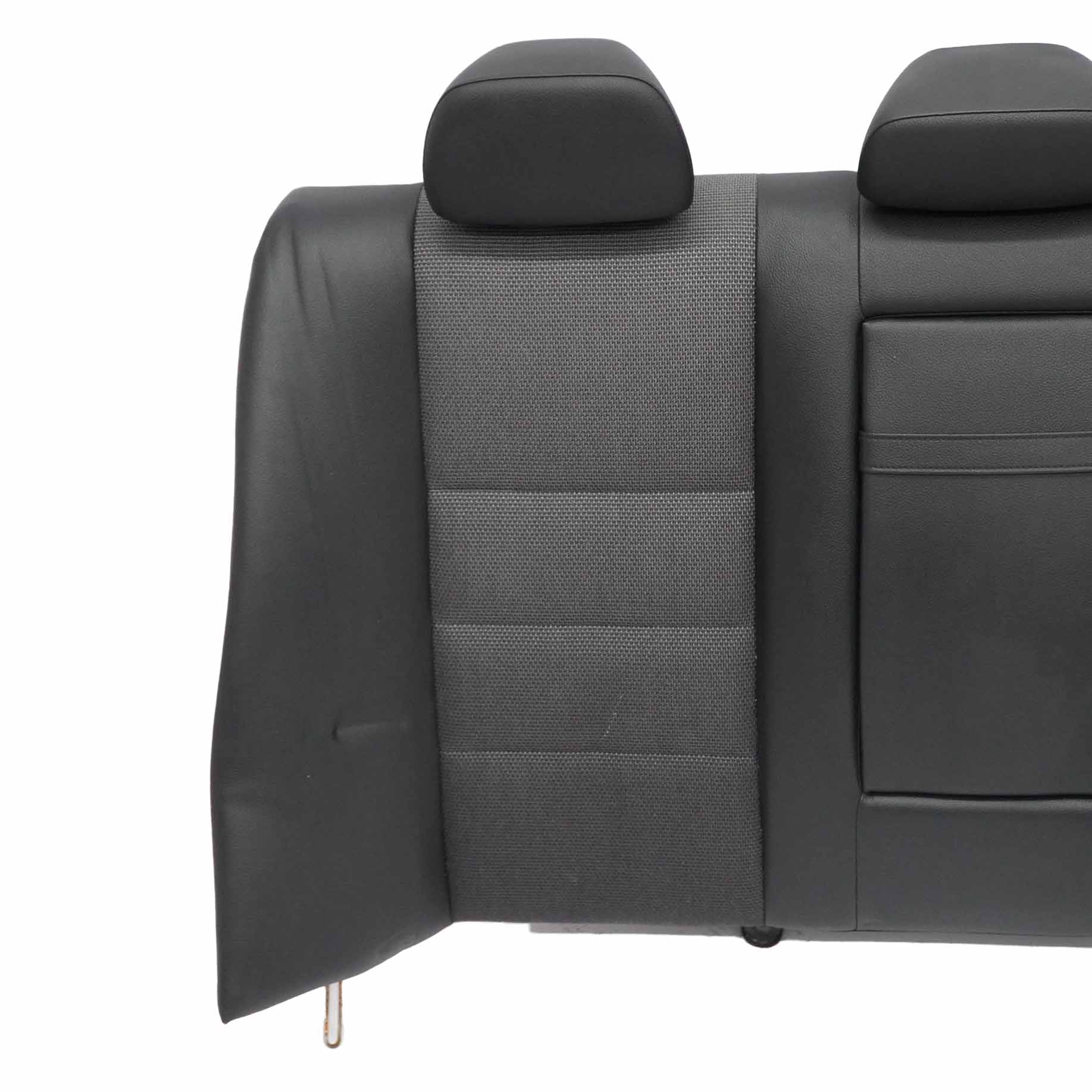 Rear Backrest Mercedes W204 Seat Bench Leather / Cloth Cover Black